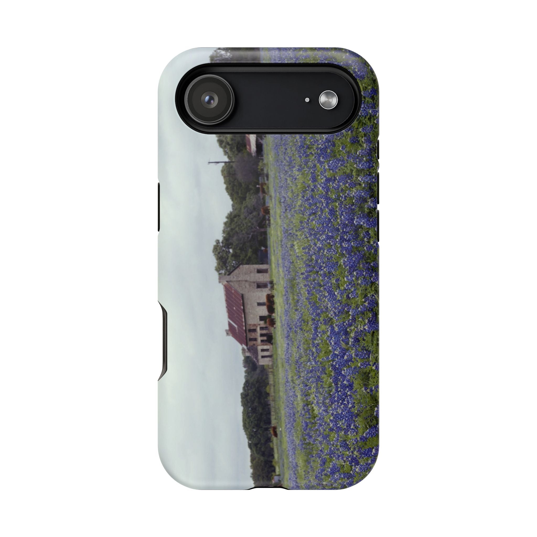 Iphone MagSafe Case - Marble Falls Bluebonnet House - My Blu Horizon