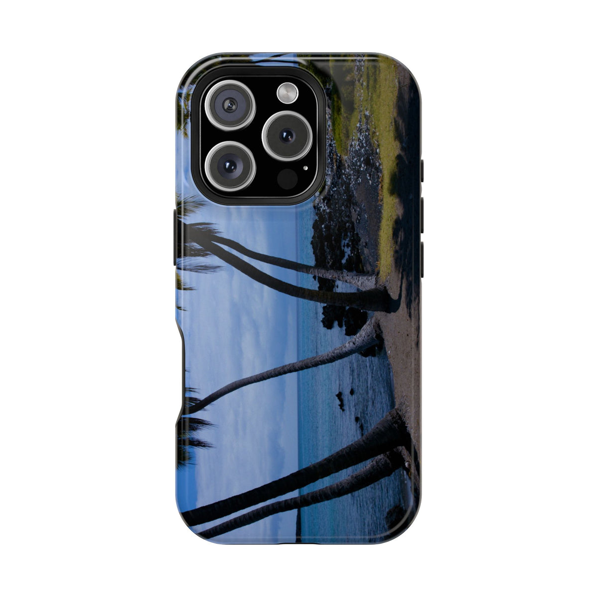 iPhone MagSafe Case | Big Island Surf, Sand and Palms | Hawaii | My Blu Horizon