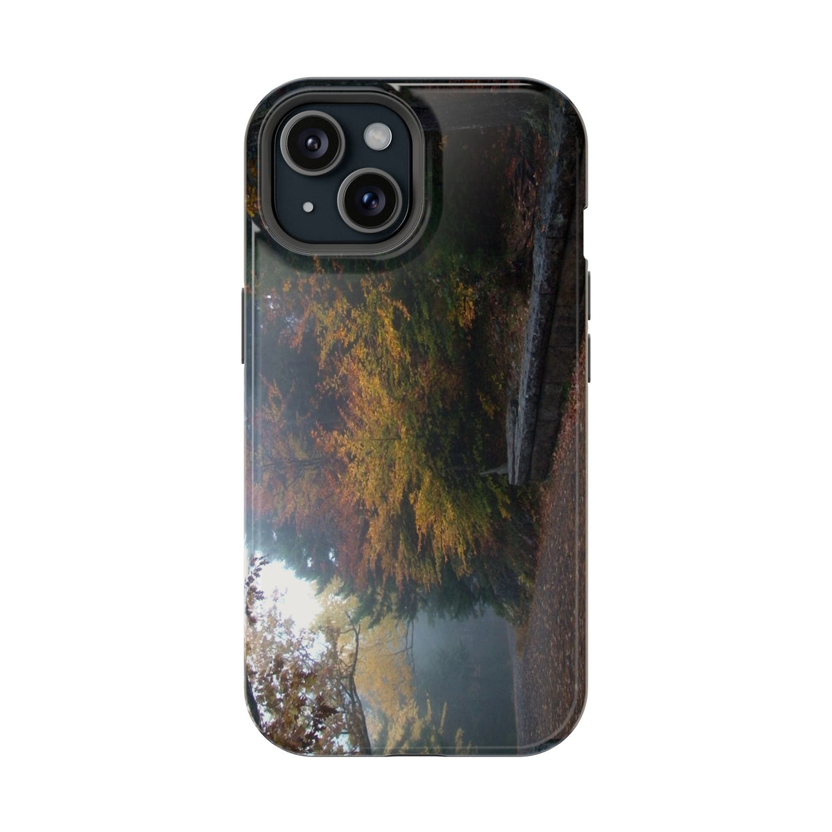 iPhone MagSafe Case | Waterfall Bridge Carriage Road | Acadia National Park | My Blu Horizon