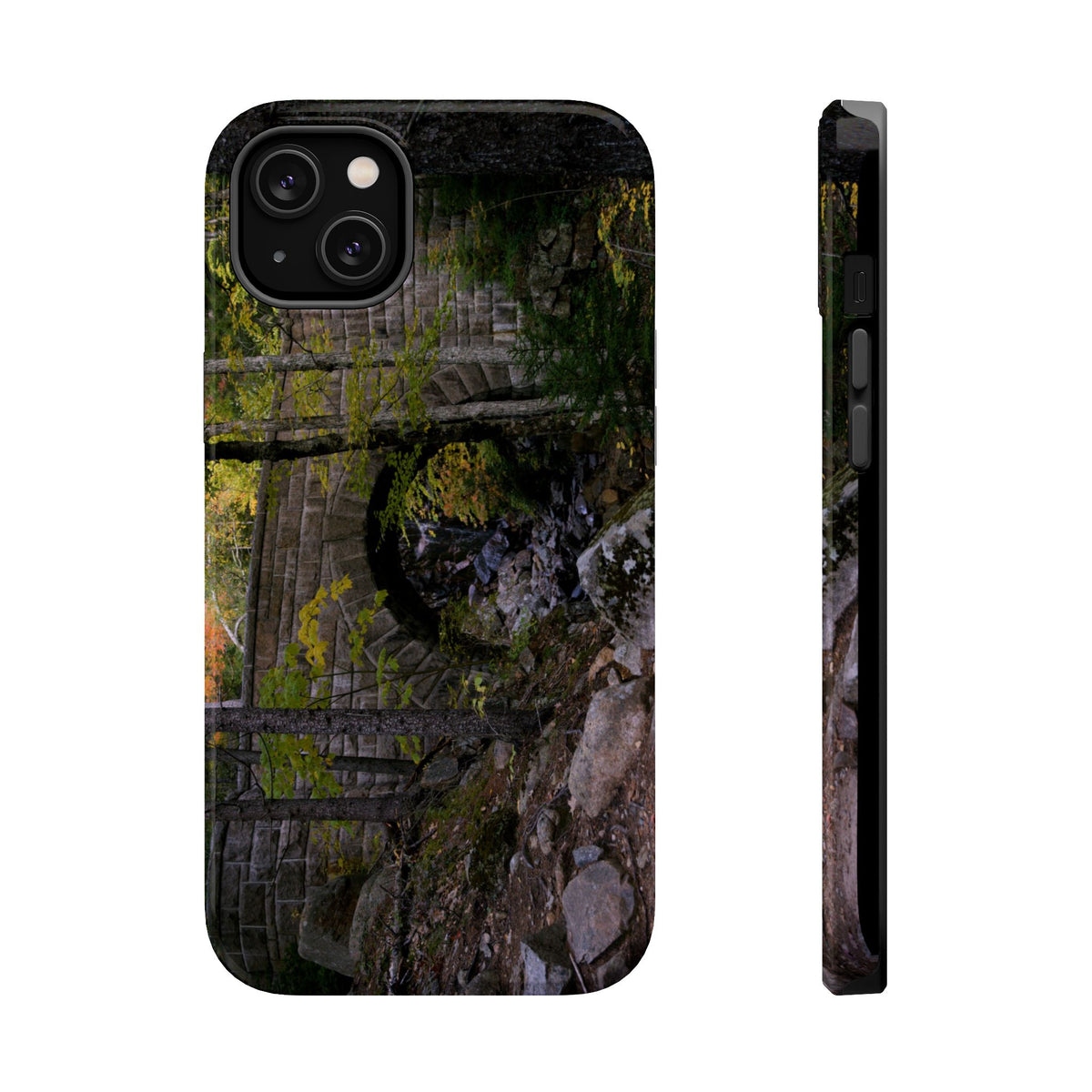 iPhone MagSafe Case | Waterfall Bridge Summer | Acadia National Park | My Blu Horizon