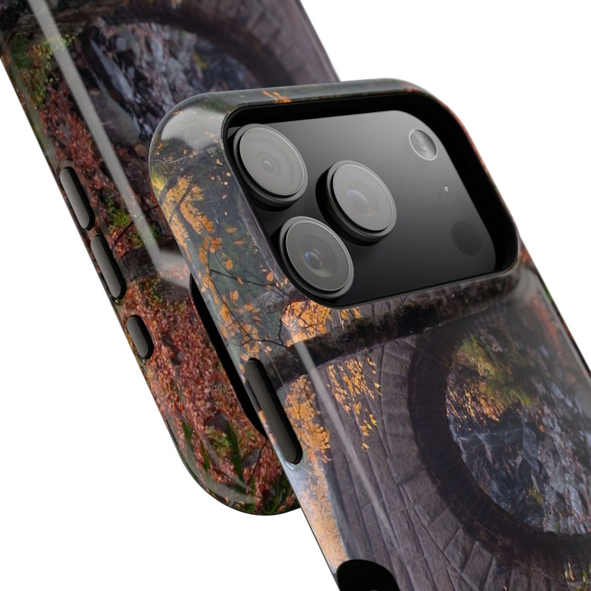 iPhone MagSafe Case | Waterfall Bridge Fall | Acadia National Park | My Blu Horizon