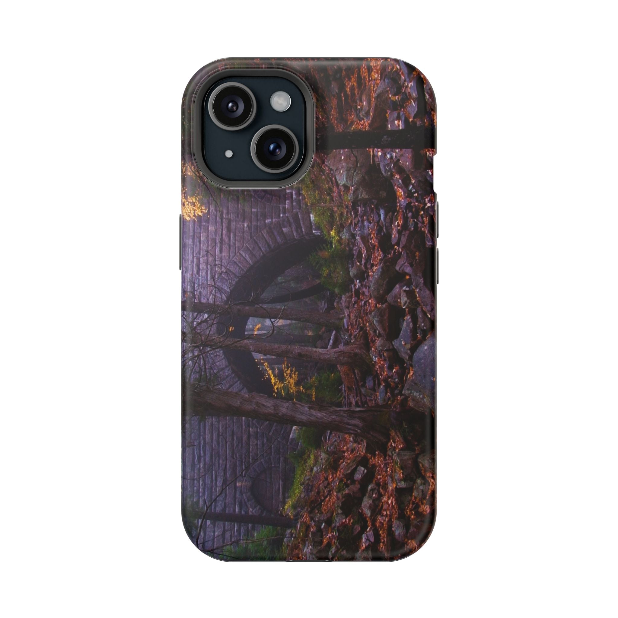 Iphone MagSafe Case - Hemlock Bridge Leaf Peeping, Acadia  - My Blu Horizon