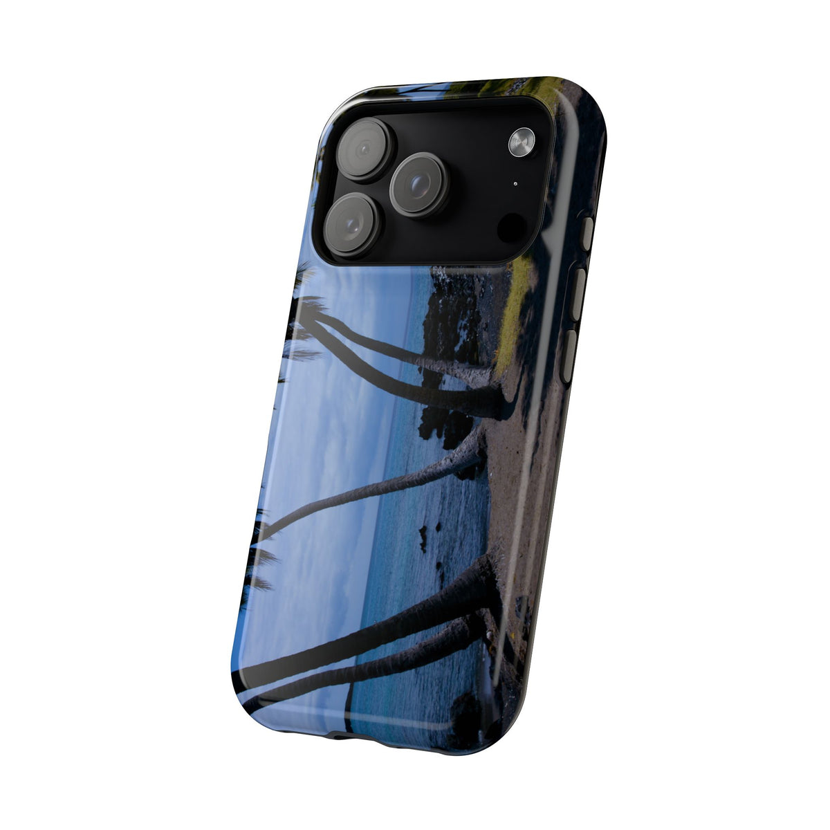 iPhone MagSafe Case | Big Island Surf, Sand and Palms | Hawaii | My Blu Horizon