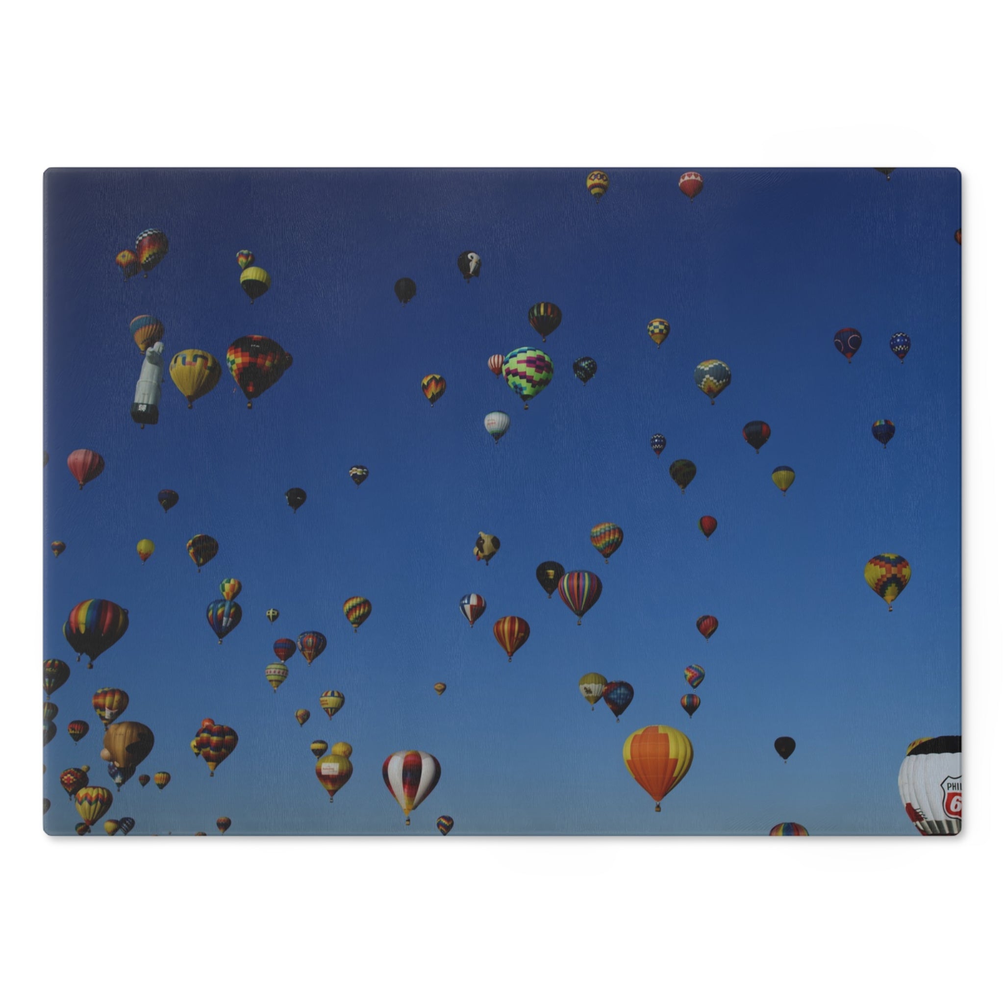 Tempered Glass Cutting Board - Balloon Fiesta Mass Ascension Box - My Blu Horizon