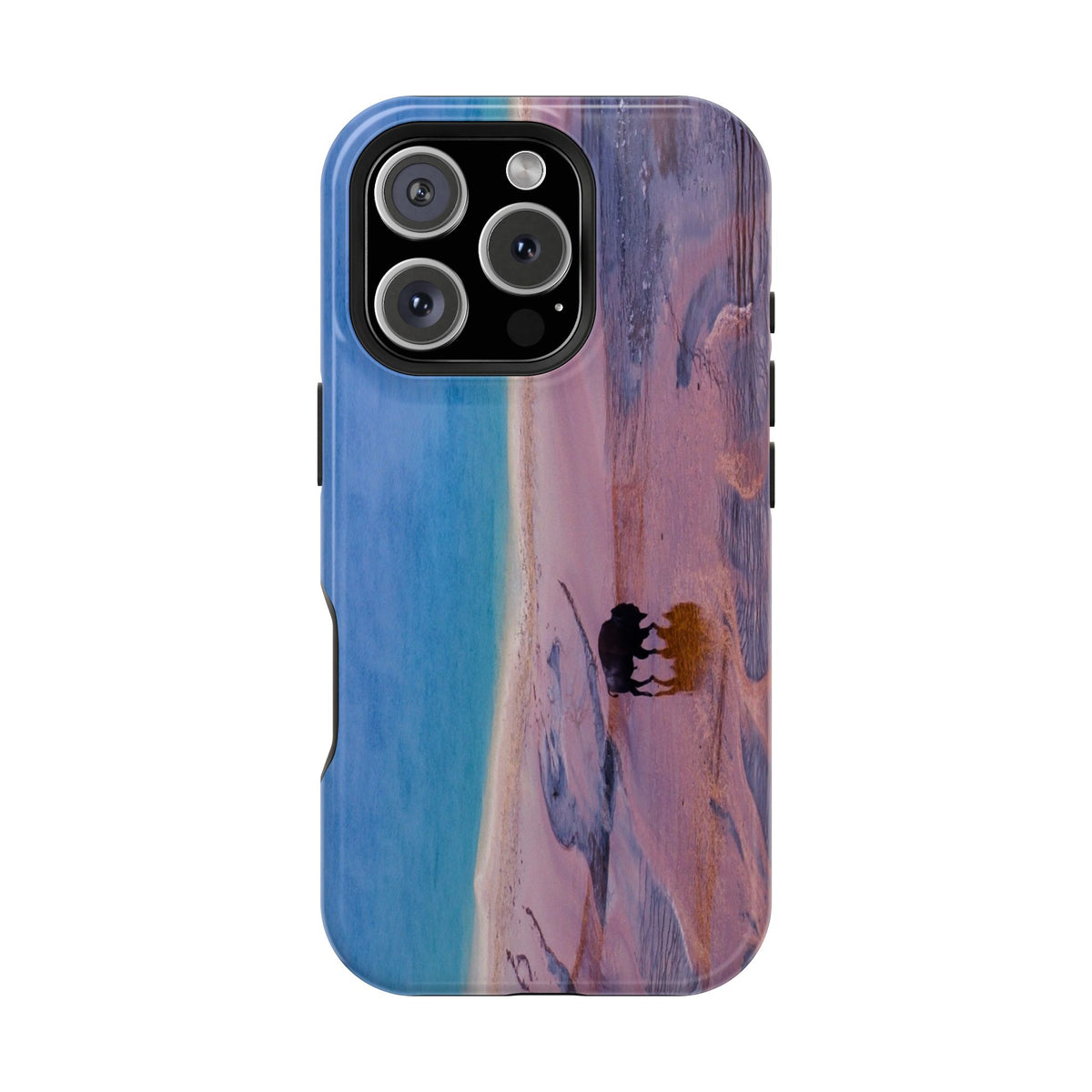iPhone MagSafe Case | Bison and Grand Prismatic | Yellowstone National Park | My Blu Horizon