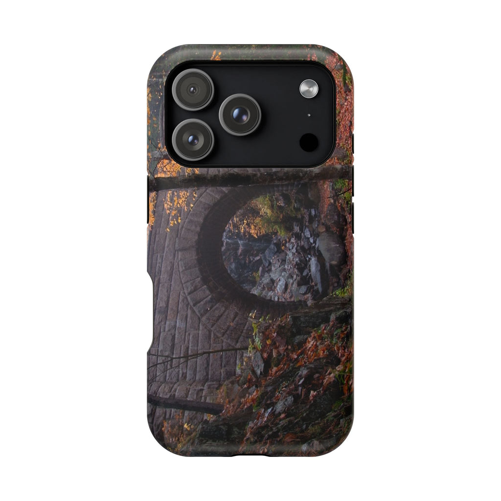 Iphone MagSafe Case - Waterfall Bridge, Acadia - My Blu Horizon