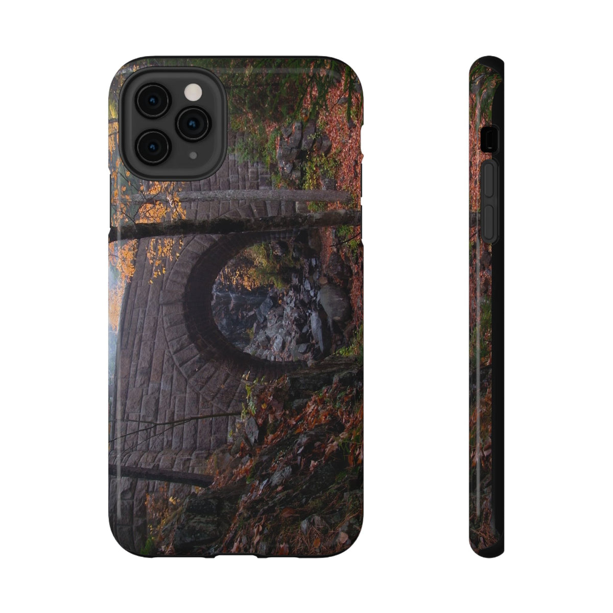 Phone Case  | Waterfall Bridge Fall | Acadia National Park | My Blu Horizon