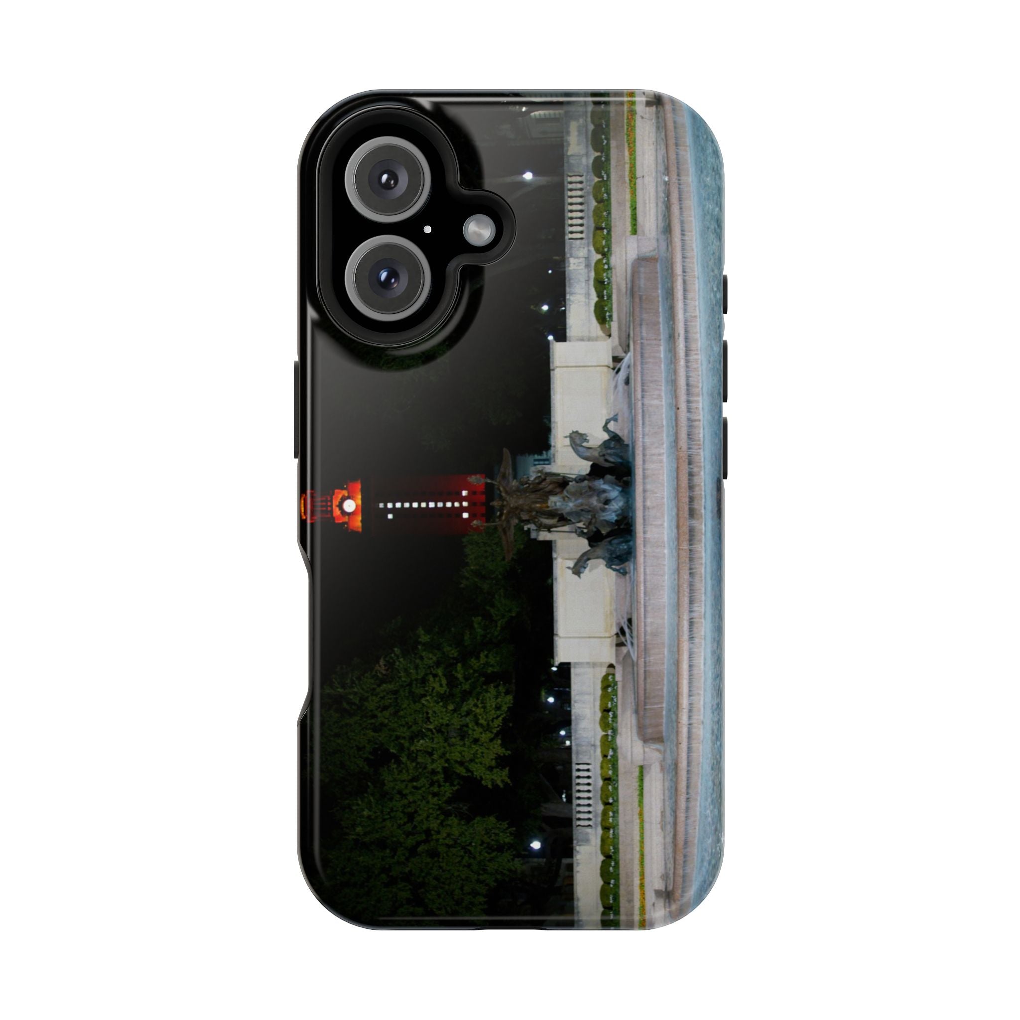 Iphone MagSafe Case - Littlefield Fountain, Texas Longhorns - My Blu Horizon