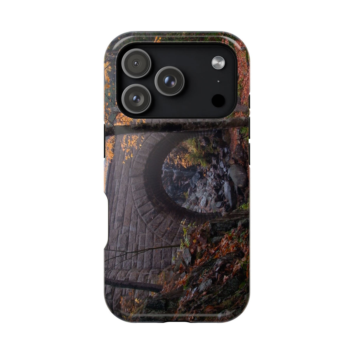 Phone Case  | Waterfall Bridge Fall | Acadia National Park | My Blu Horizon