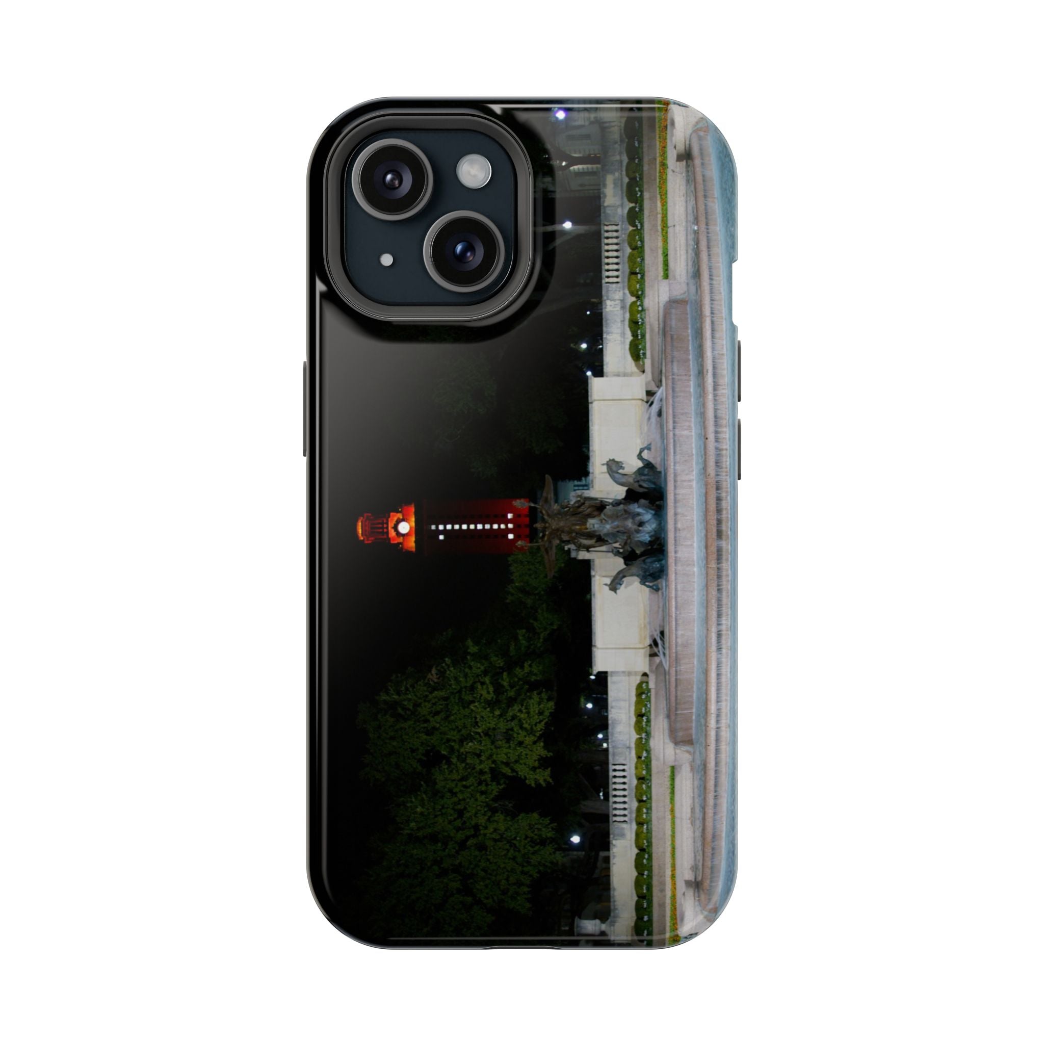 Iphone MagSafe Case - Littlefield Fountain, Texas Longhorns - My Blu Horizon