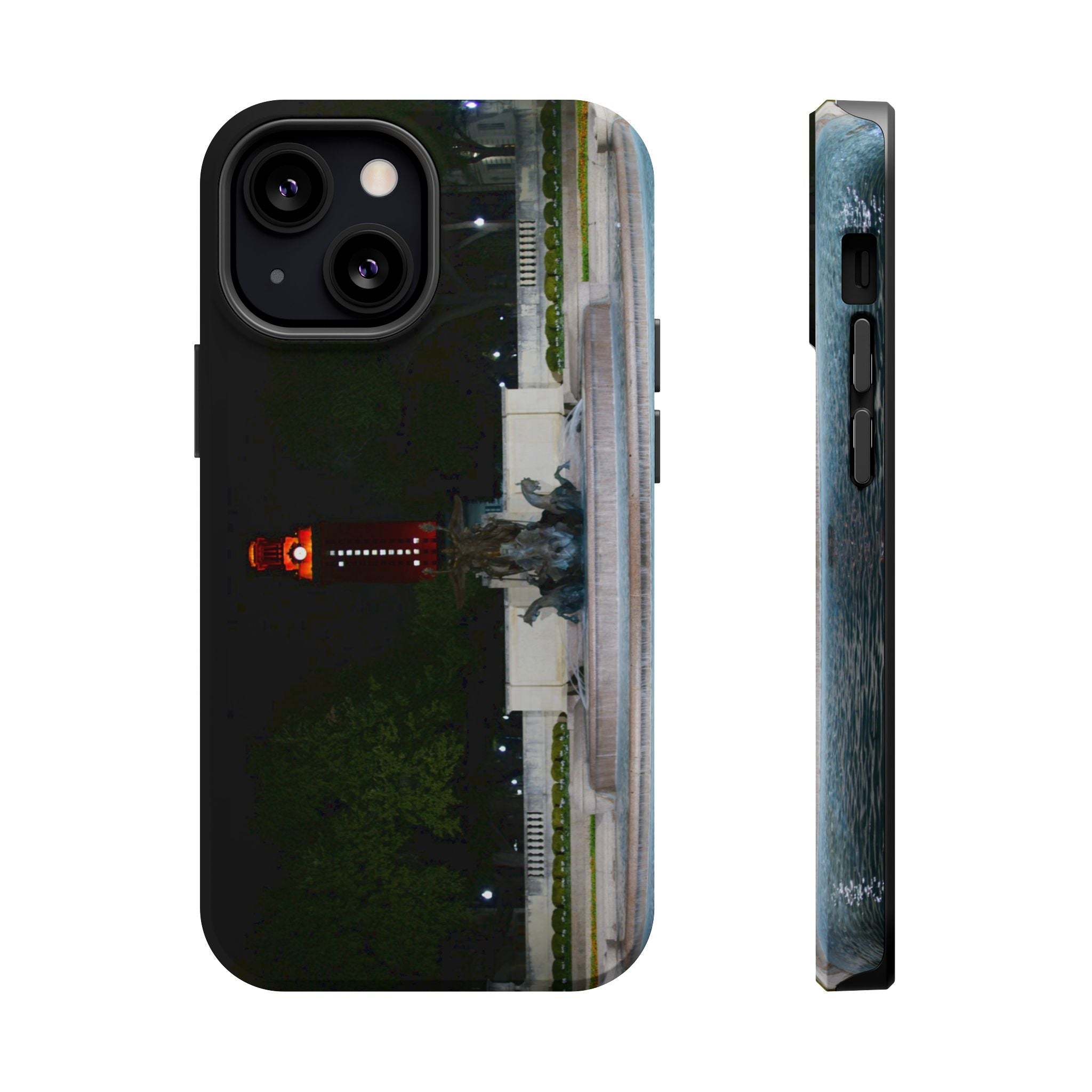 Iphone MagSafe Case - Littlefield Fountain, Texas Longhorns - My Blu Horizon