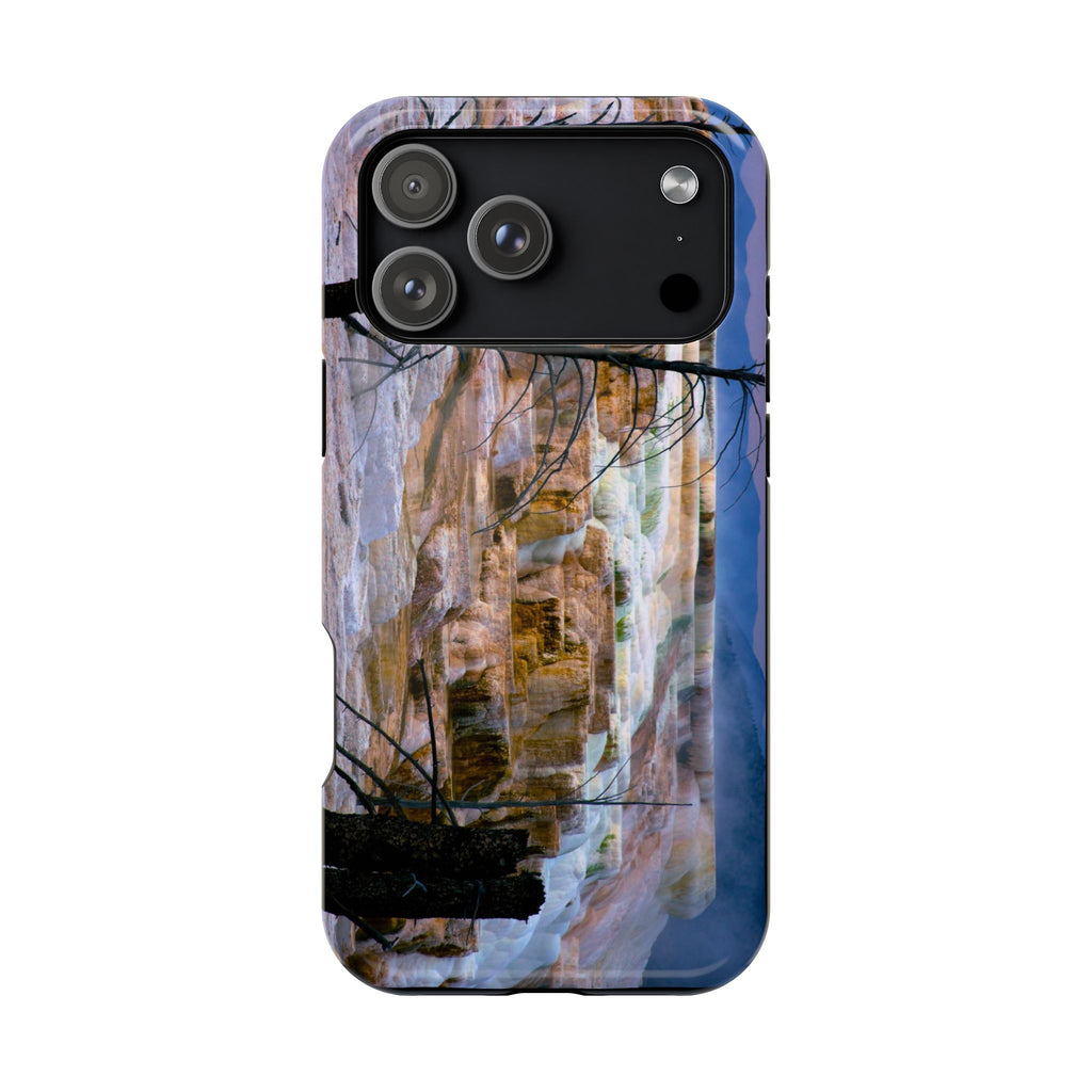Phone Case - Mammoth Hot Springs Yellowstone - My Blu Horizon
