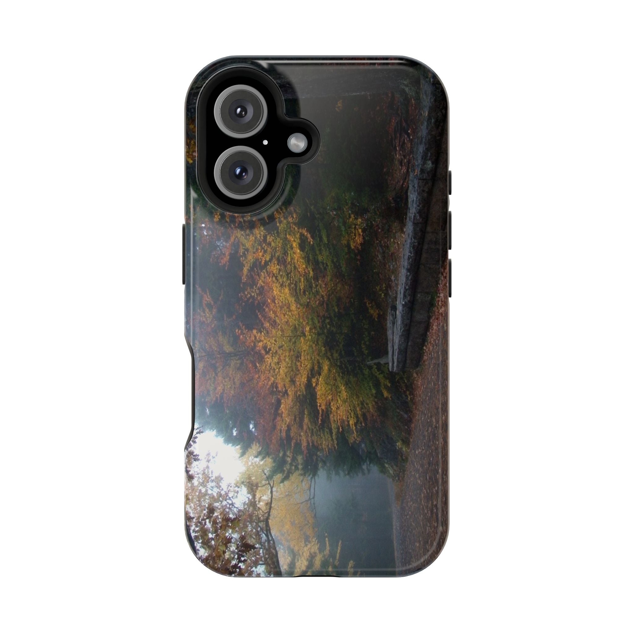 iPhone MagSafe Case | Waterfall Bridge Carriage Road | Acadia National Park | My Blu Horizon