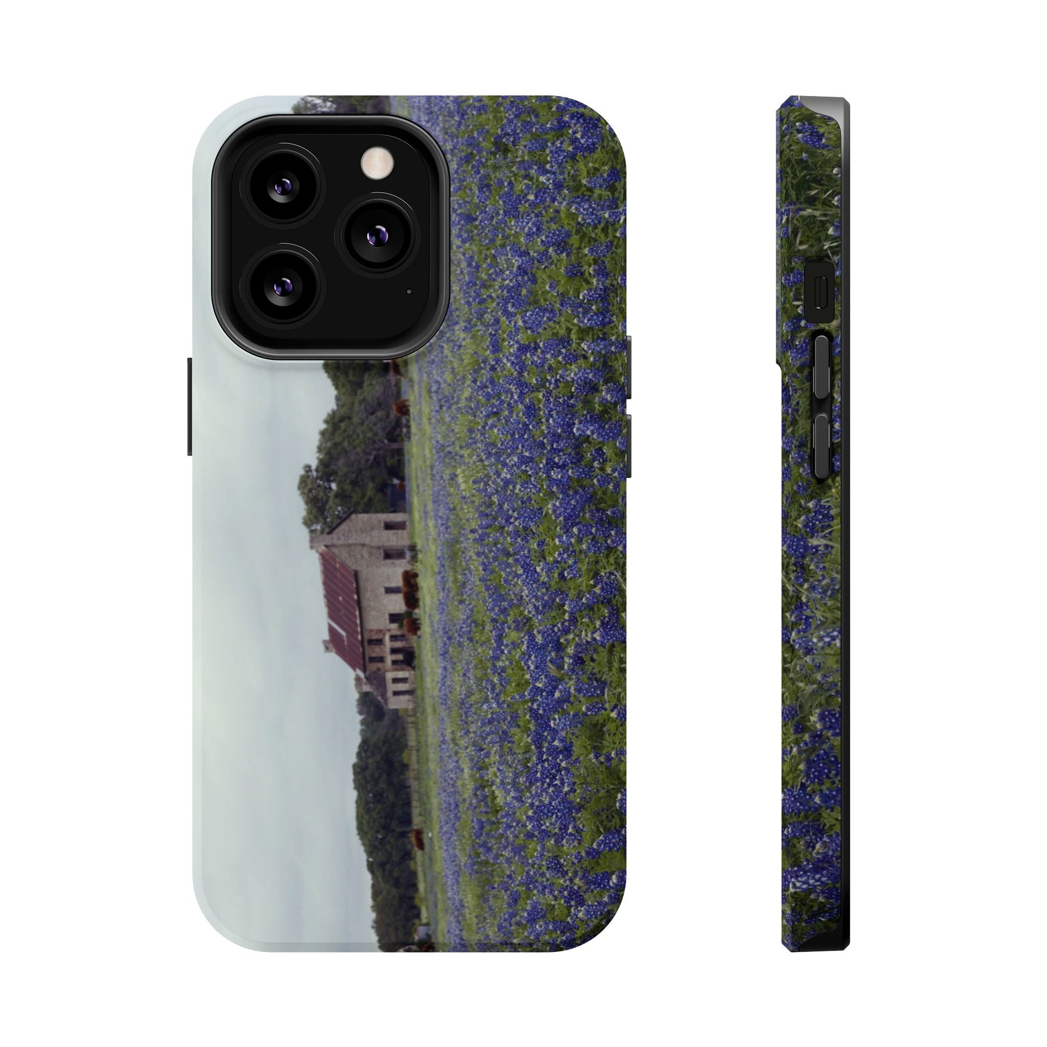 Iphone MagSafe Case - Marble Falls Bluebonnet House - My Blu Horizon