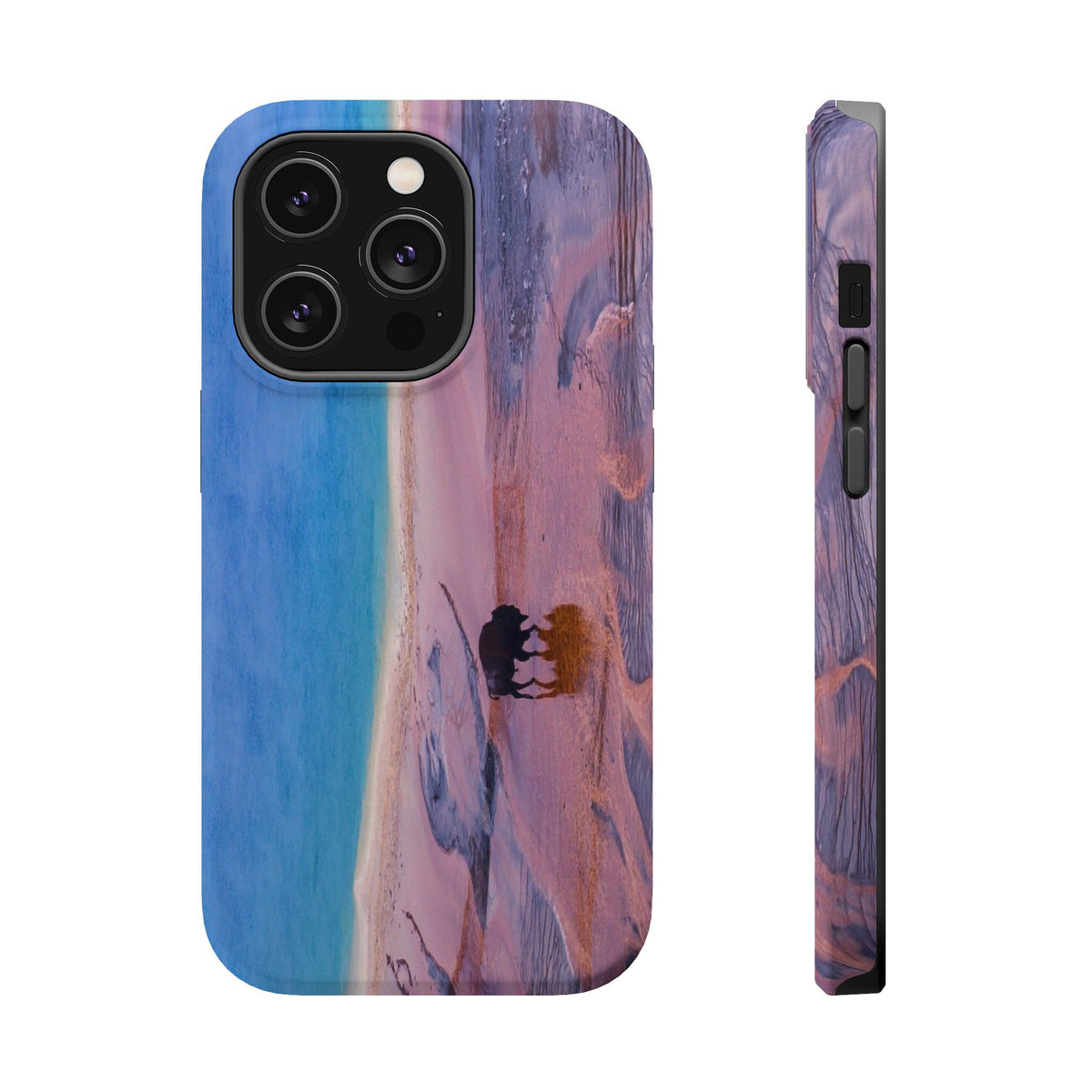 iPhone MagSafe Case | Bison and Grand Prismatic | Yellowstone National Park | My Blu Horizon