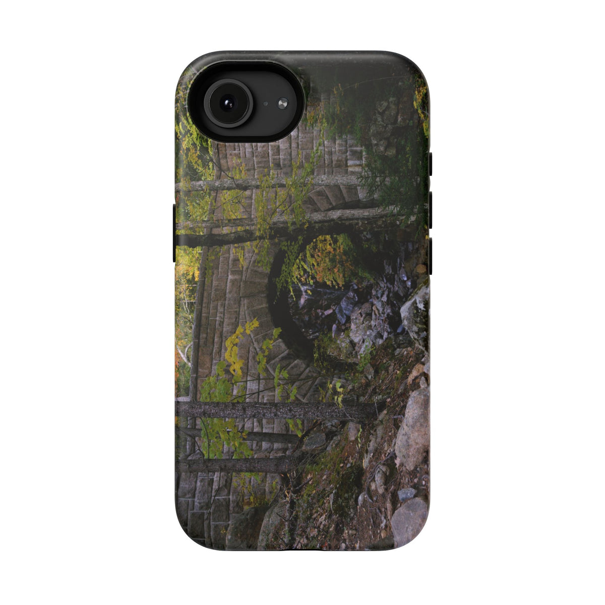 Phone Case | Waterfall Bridge Summer | Acadia National Park | My Blu Horizon