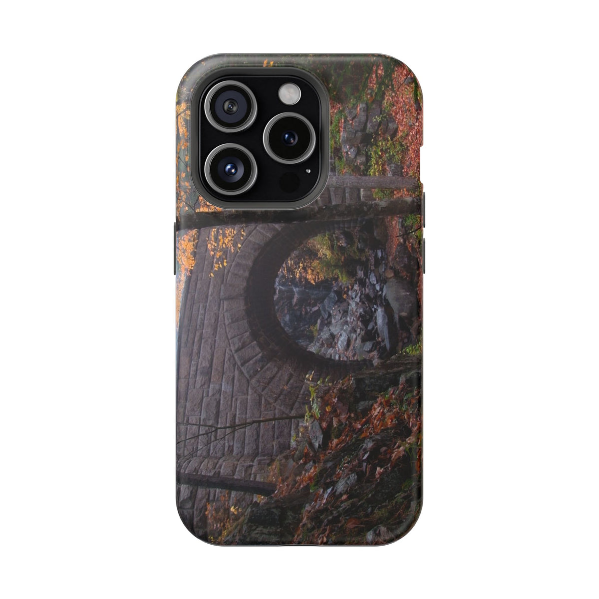 Phone Case  | Waterfall Bridge Fall | Acadia National Park | My Blu Horizon