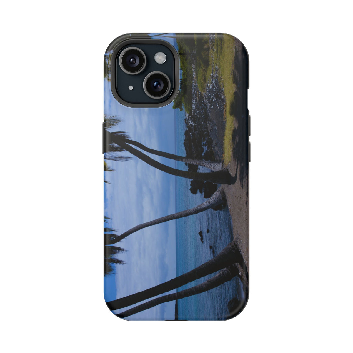 iPhone MagSafe Case | Big Island Surf, Sand and Palms | Hawaii | My Blu Horizon