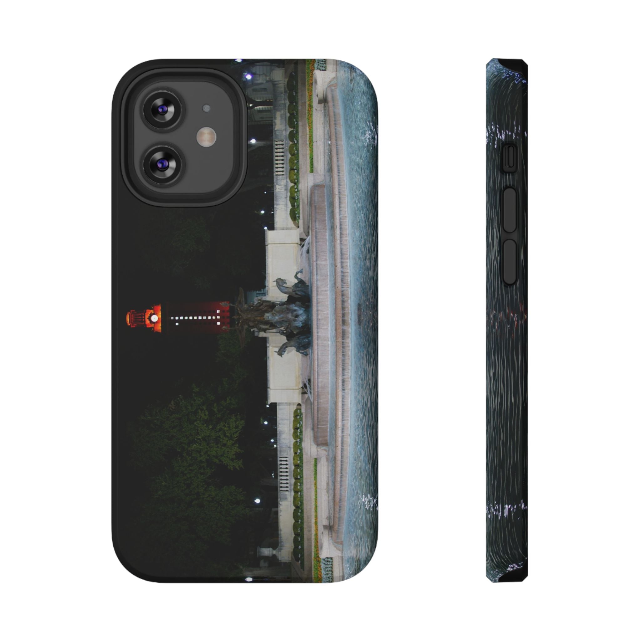 Phone Case - Littlefield Fountain, University of Texas - My Blu Horizon