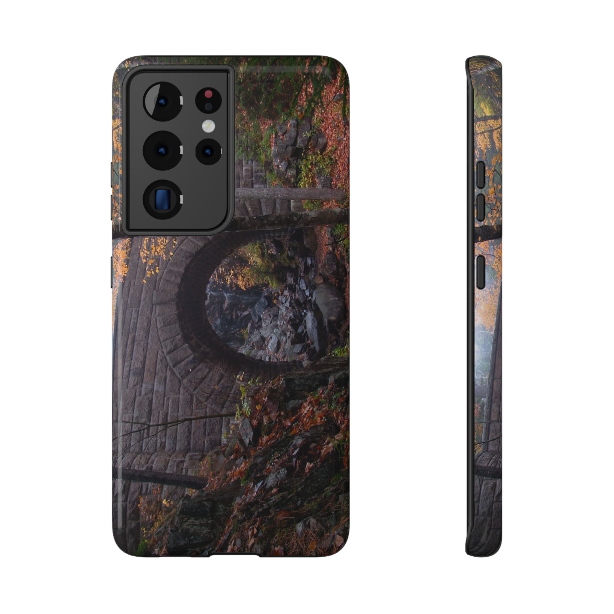 Phone Case - Waterfall Bridge, Acadia - My Blu Horizon