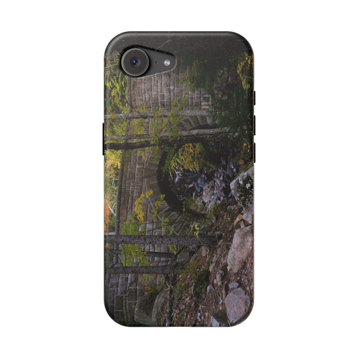 iPhone MagSafe Case | Waterfall Bridge Summer | Acadia National Park | My Blu Horizon