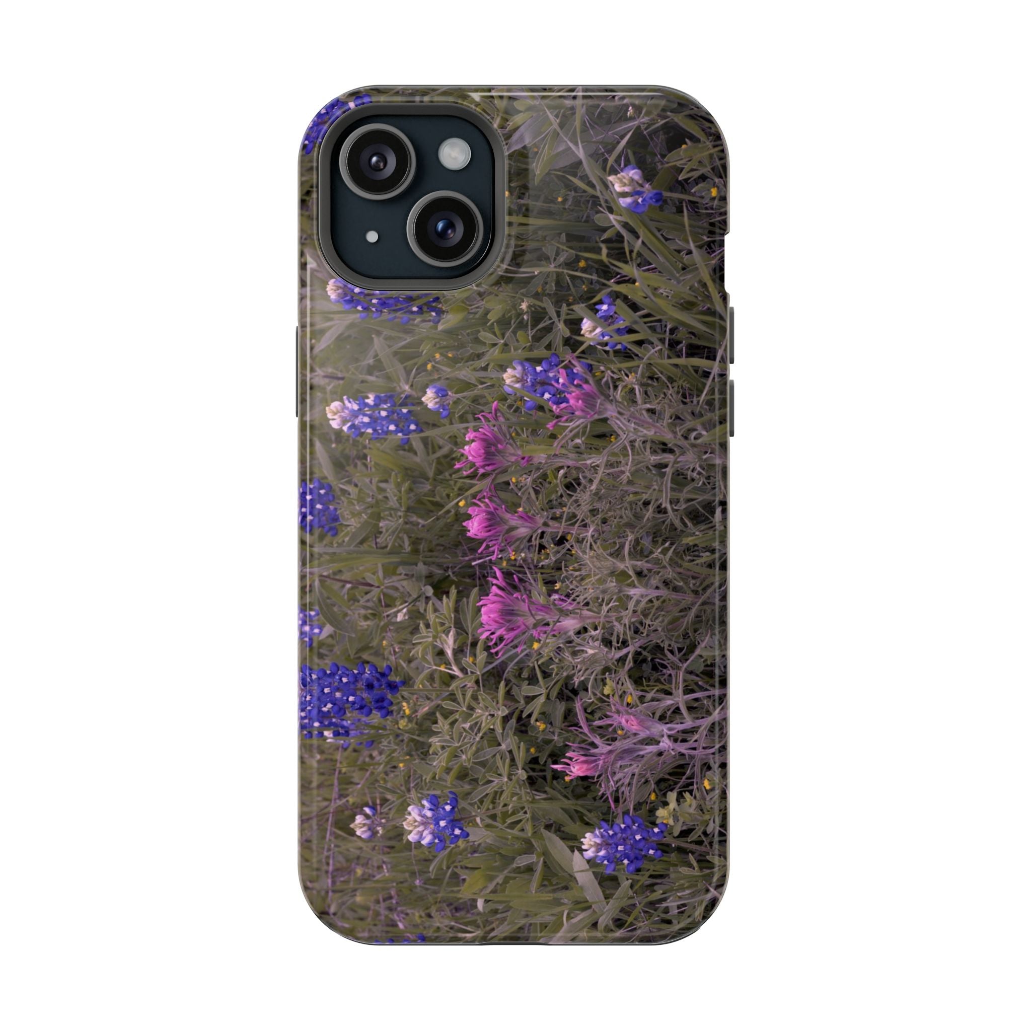 Phone Case - Texas Icons, Bluebonnets and Paintbrushes - My Blu Horizon
