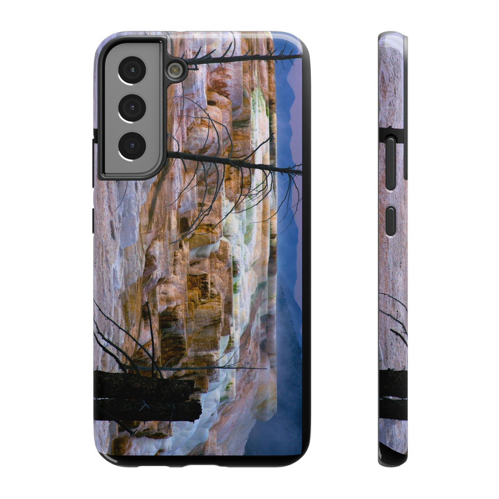 Phone Case - Mammoth Hot Springs Yellowstone - My Blu Horizon