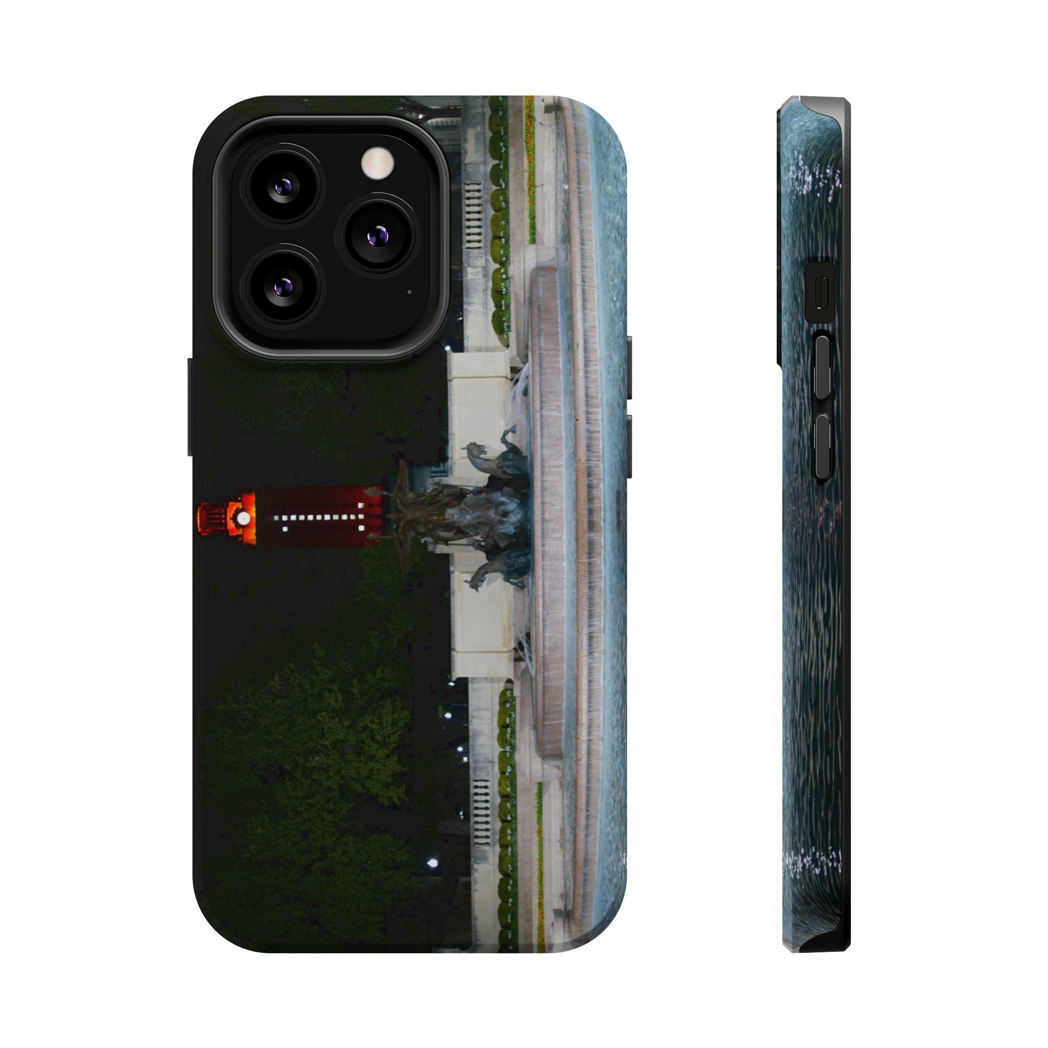 Iphone MagSafe Case - Littlefield Fountain, Texas Longhorns - My Blu Horizon