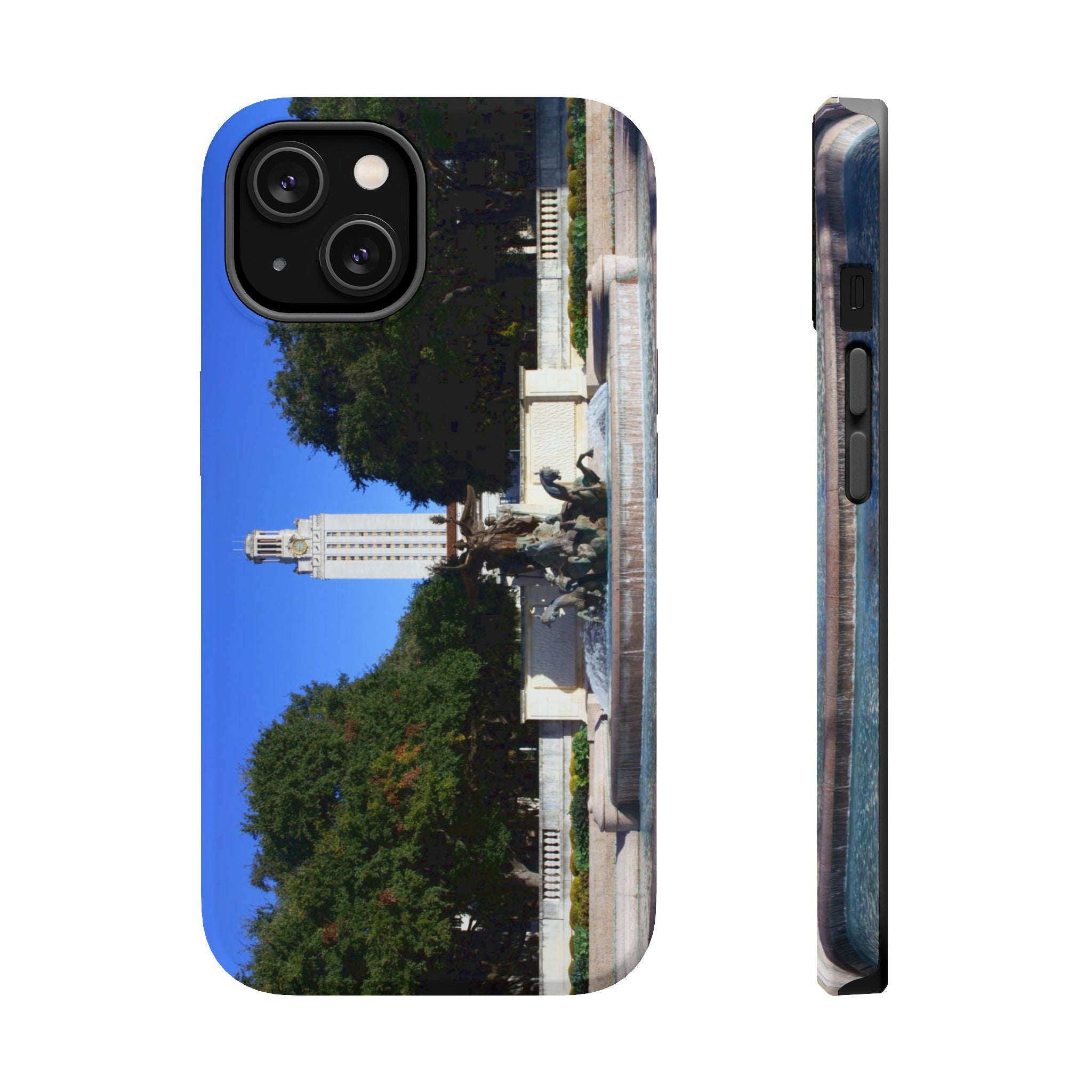 Iphone MagSafe Case - Littlefield Fountain, Texas Longhorns - My Blu Horizon