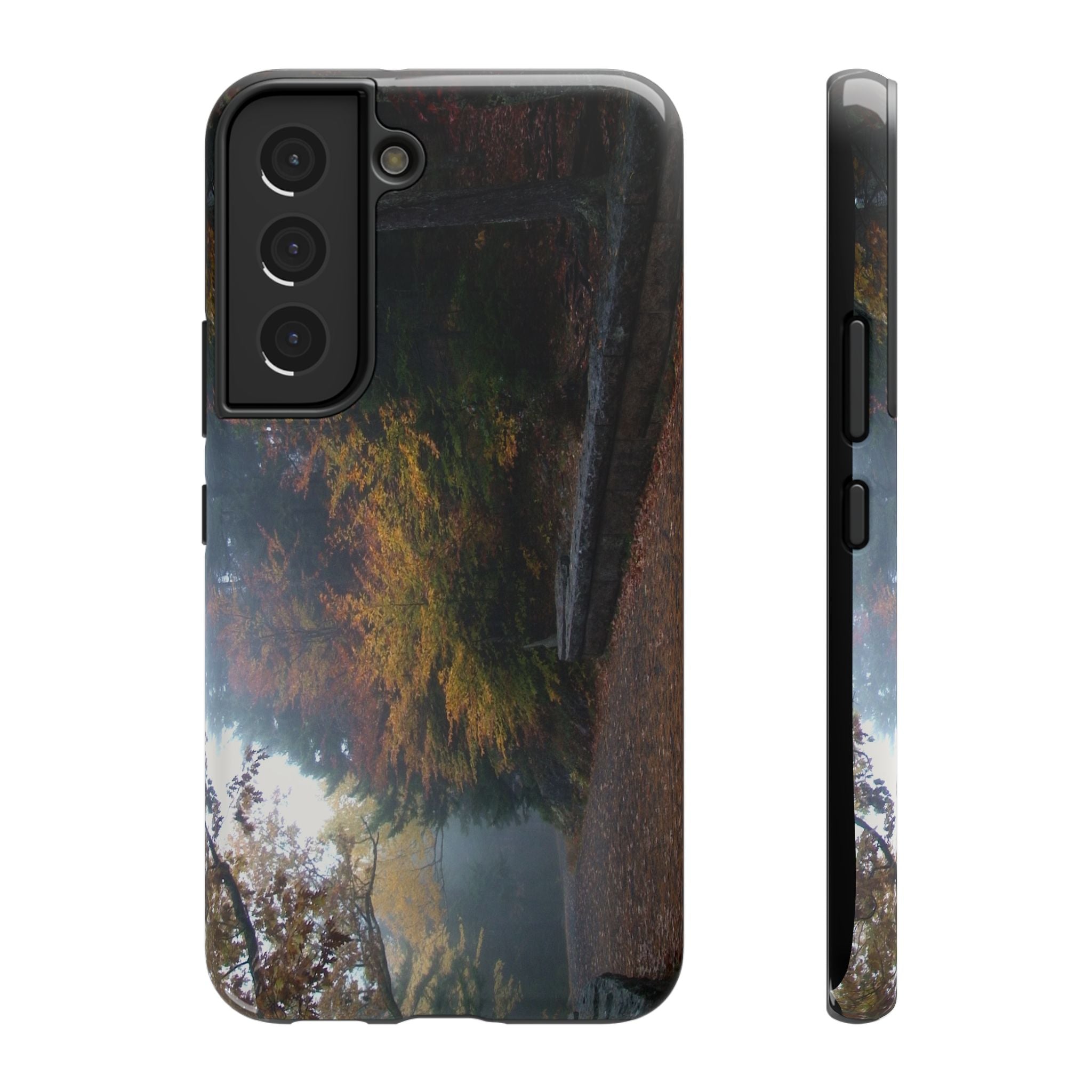Phone Case | Waterfall Bridge Carriage Road View | Acadia National Park | My Blu Horizon