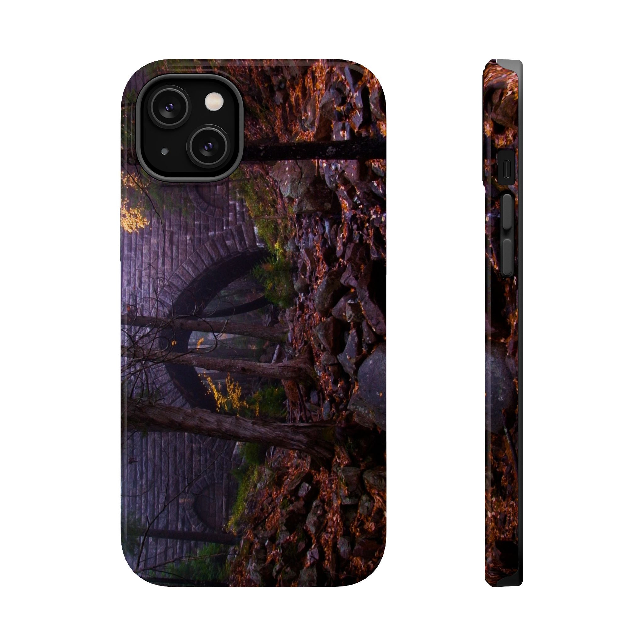 Iphone MagSafe Case - Hemlock Bridge Leaf Peeping, Acadia  - My Blu Horizon