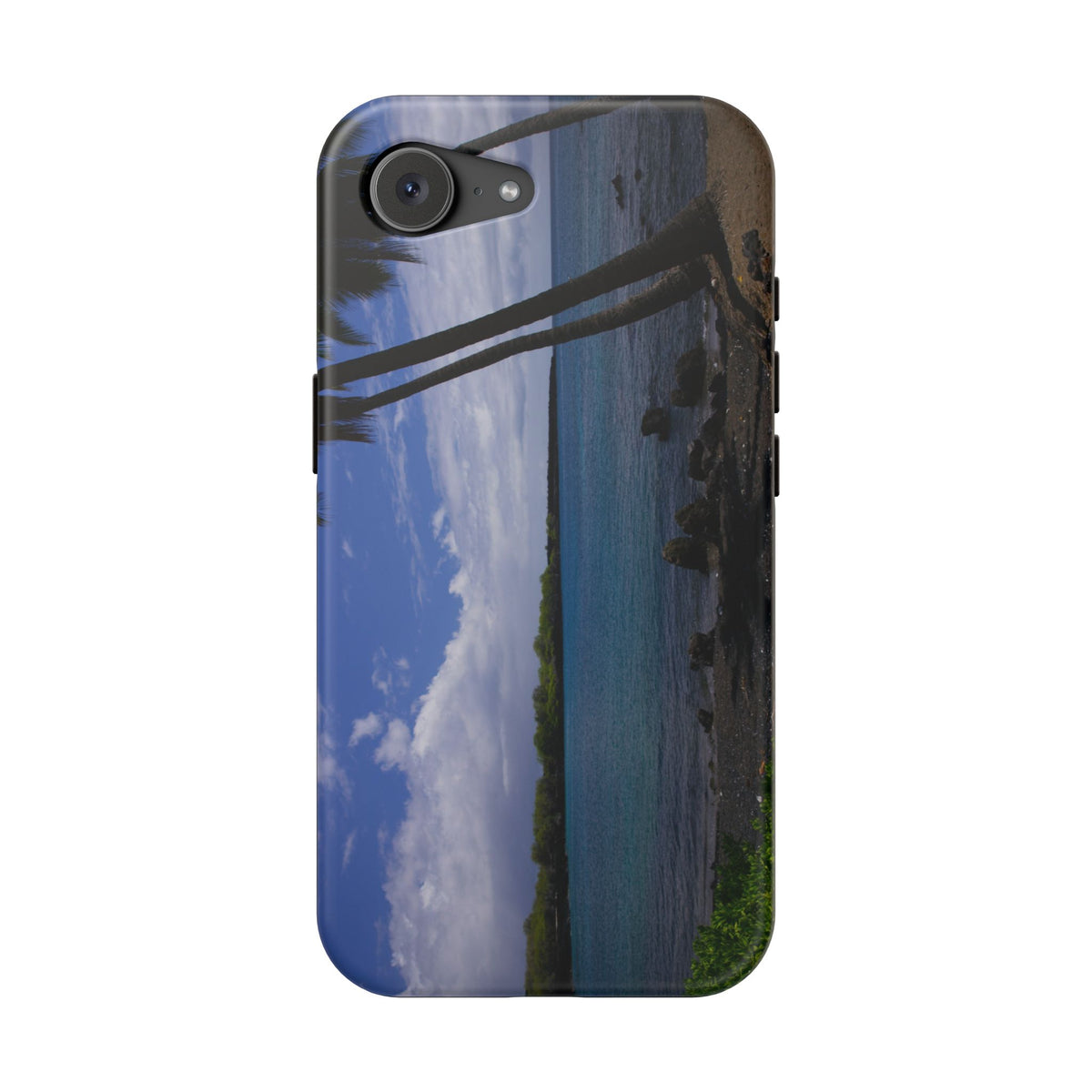 iPhone MagSafe Case | Big Island Black Sand and Blue Ocean | Hawaii | My Blu Horizon