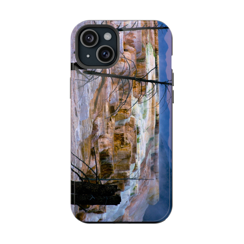 Phone Case - Mammoth Hot Springs Yellowstone - My Blu Horizon