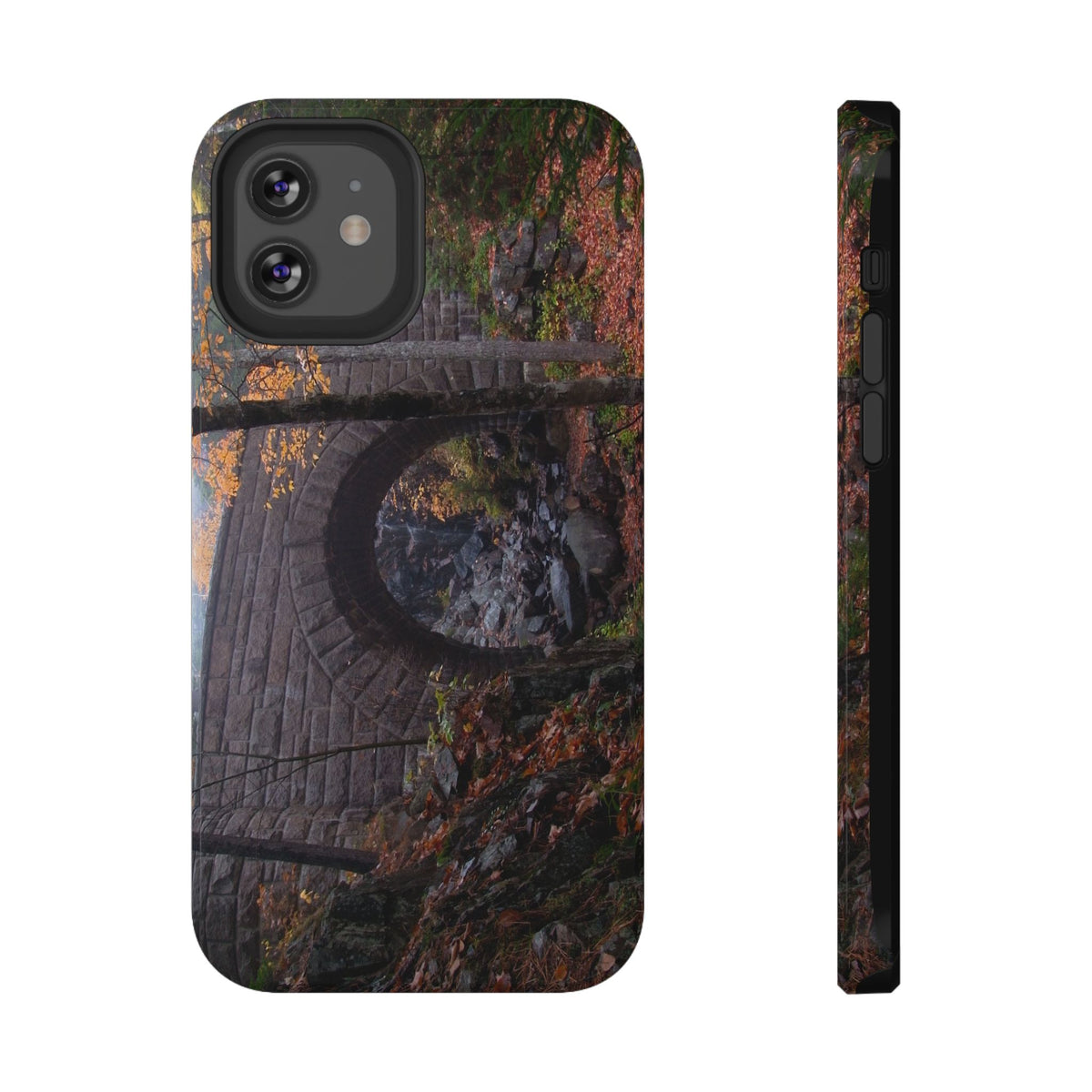 Phone Case  | Waterfall Bridge Fall | Acadia National Park | My Blu Horizon