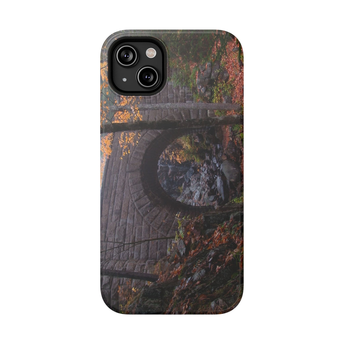 Phone Case  | Waterfall Bridge Fall | Acadia National Park | My Blu Horizon
