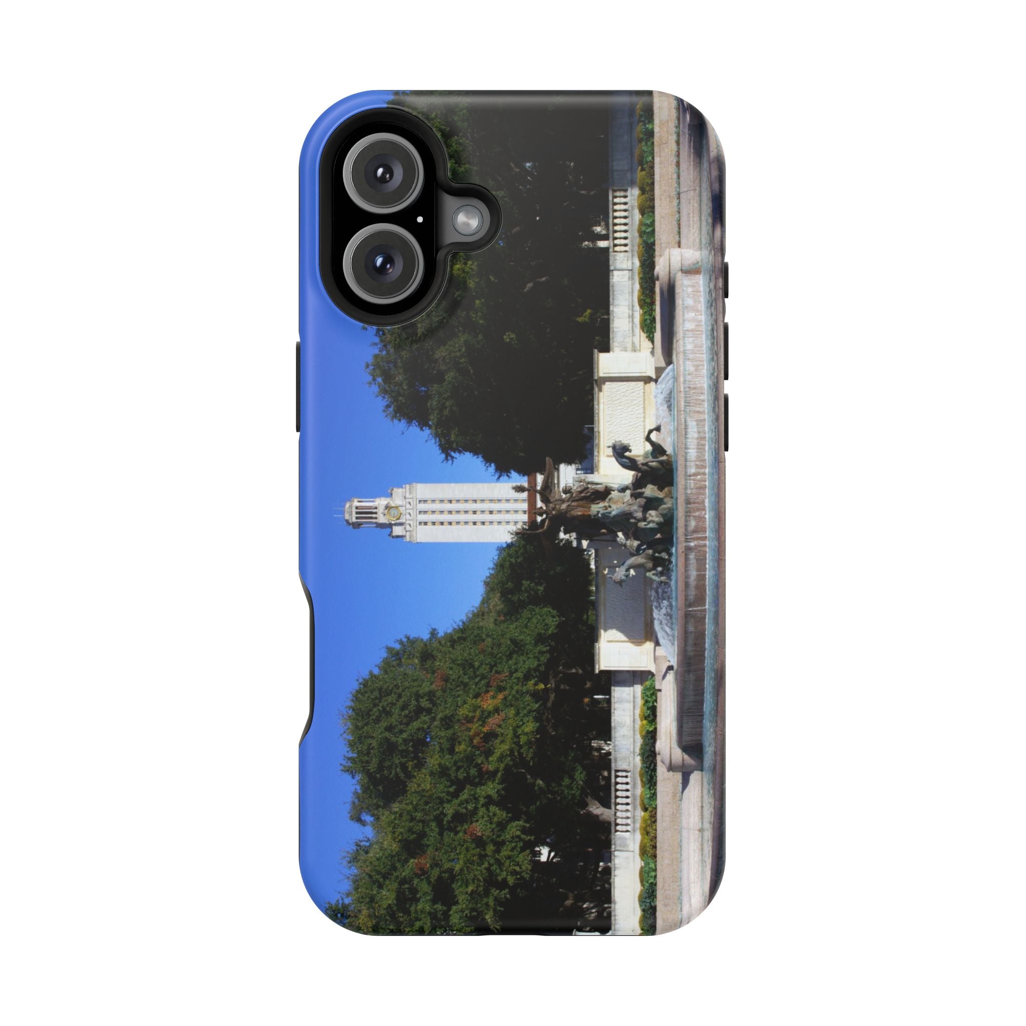 Iphone MagSafe Case - Littlefield Fountain, Texas Longhorns - My Blu Horizon