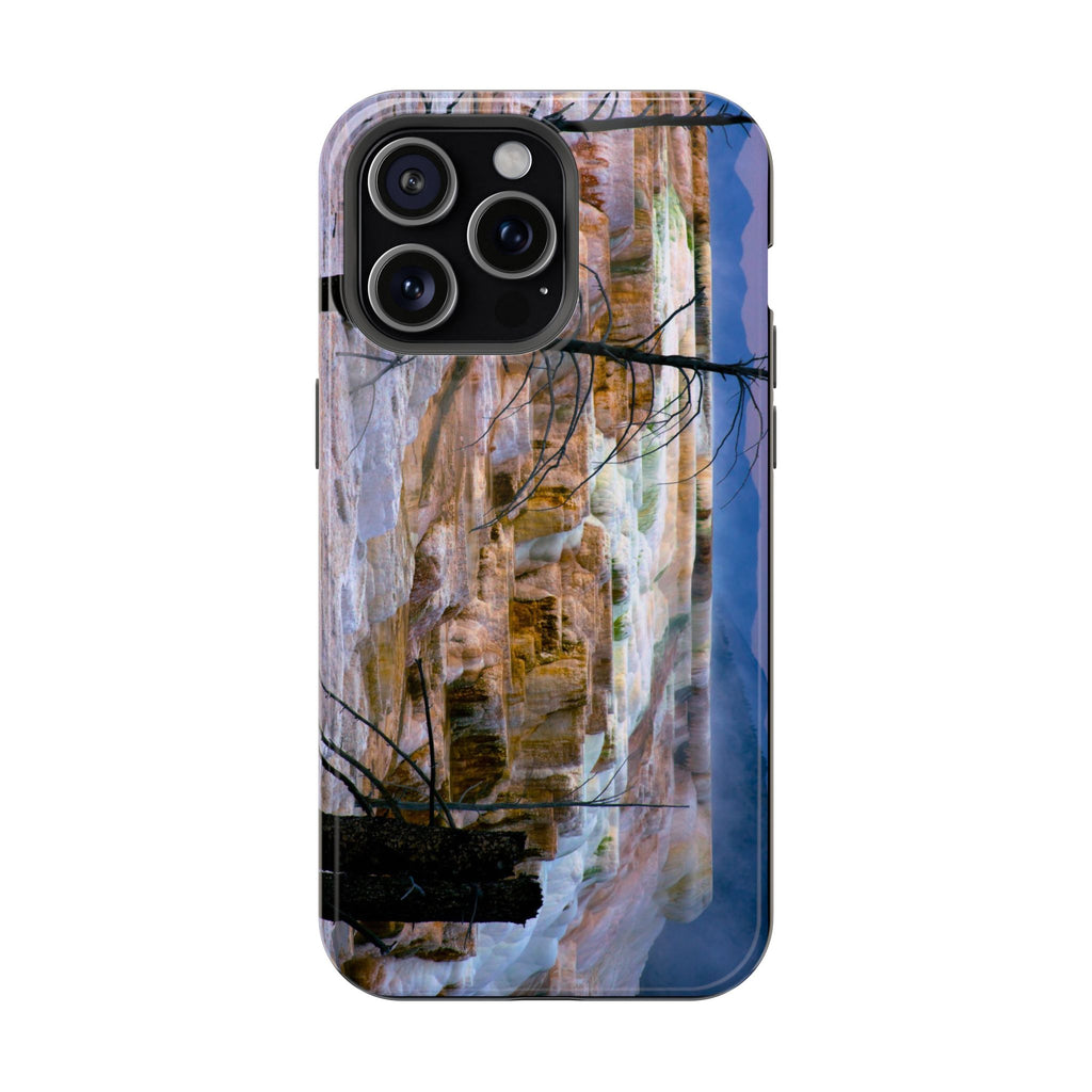 Phone Case - Mammoth Hot Springs Yellowstone - My Blu Horizon