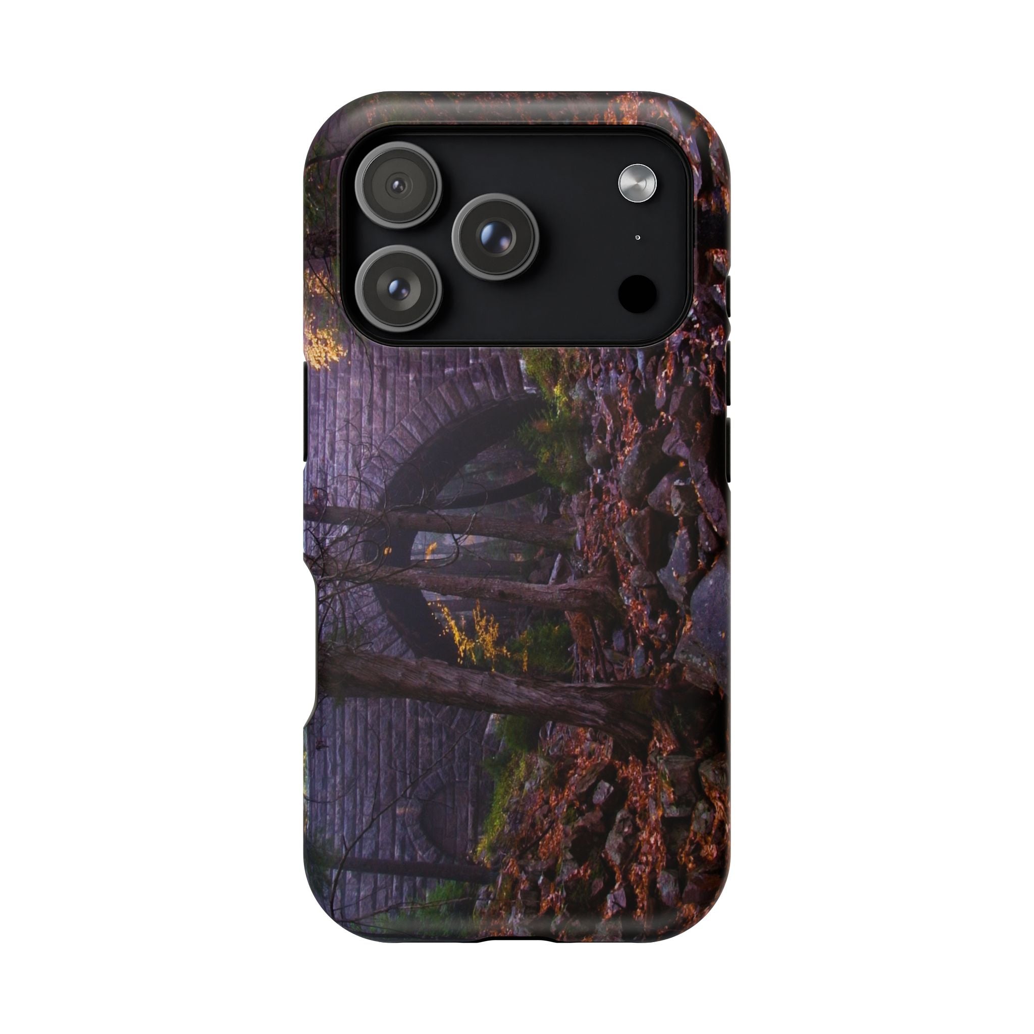 Iphone MagSafe Case - Hemlock Bridge Leaf Peeping, Acadia  - My Blu Horizon