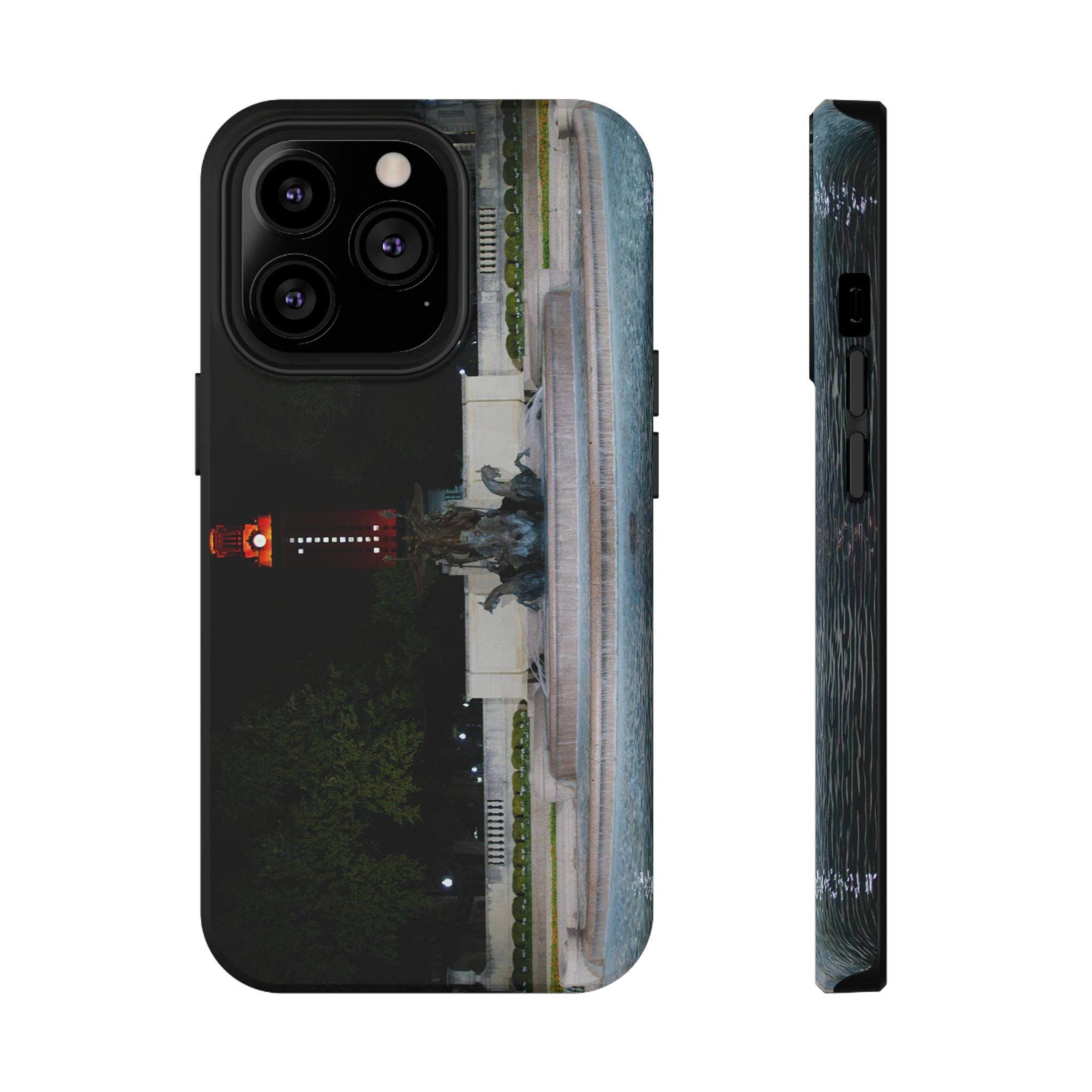 Phone Case - Littlefield Fountain, University of Texas - My Blu Horizon