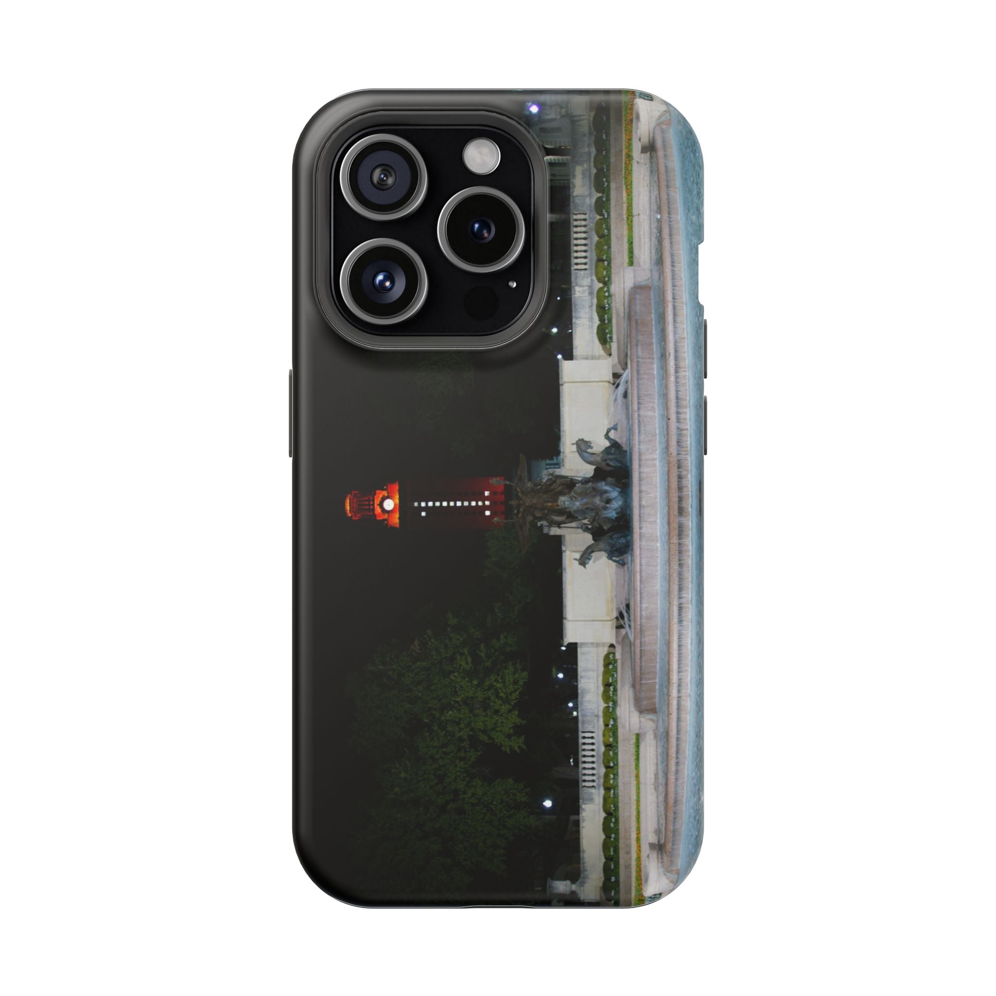 Iphone MagSafe Case - Littlefield Fountain, Texas Longhorns - My Blu Horizon