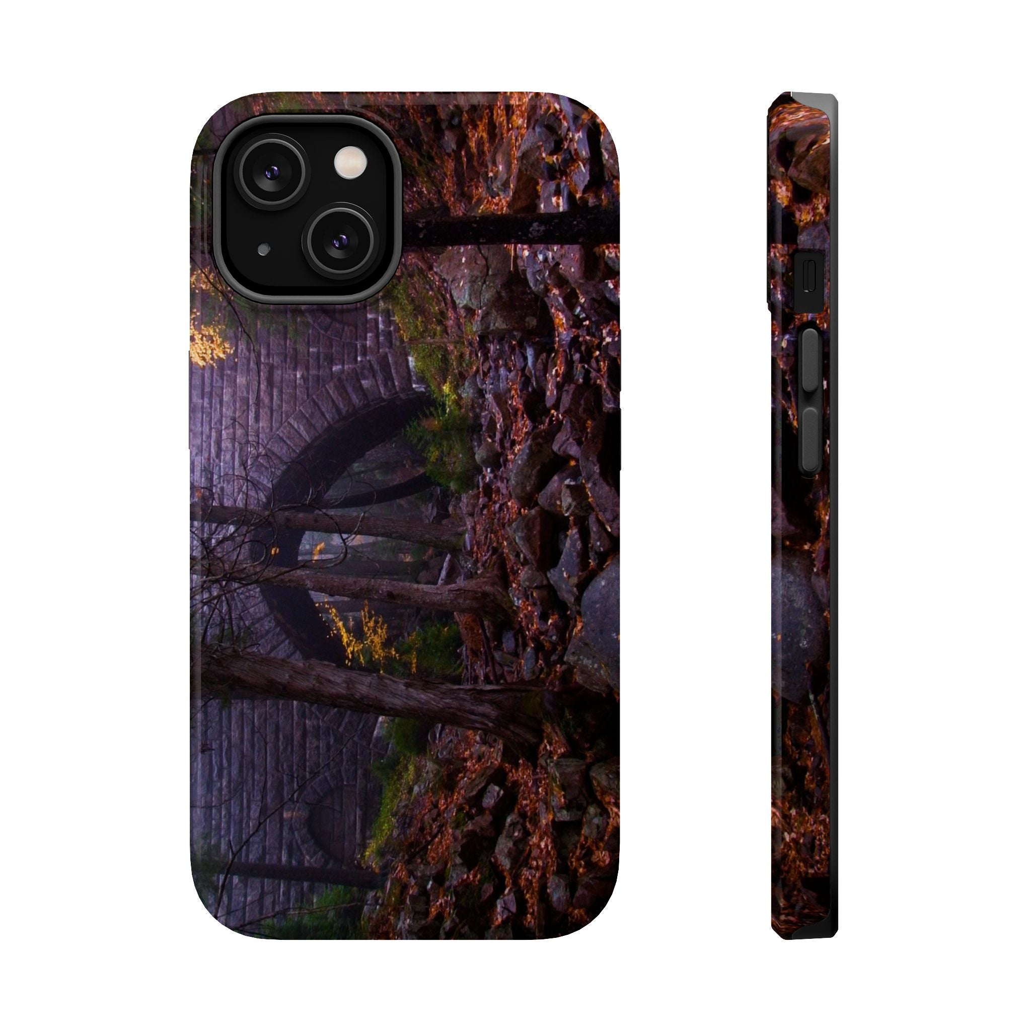 Iphone MagSafe Case - Hemlock Bridge Leaf Peeping, Acadia  - My Blu Horizon