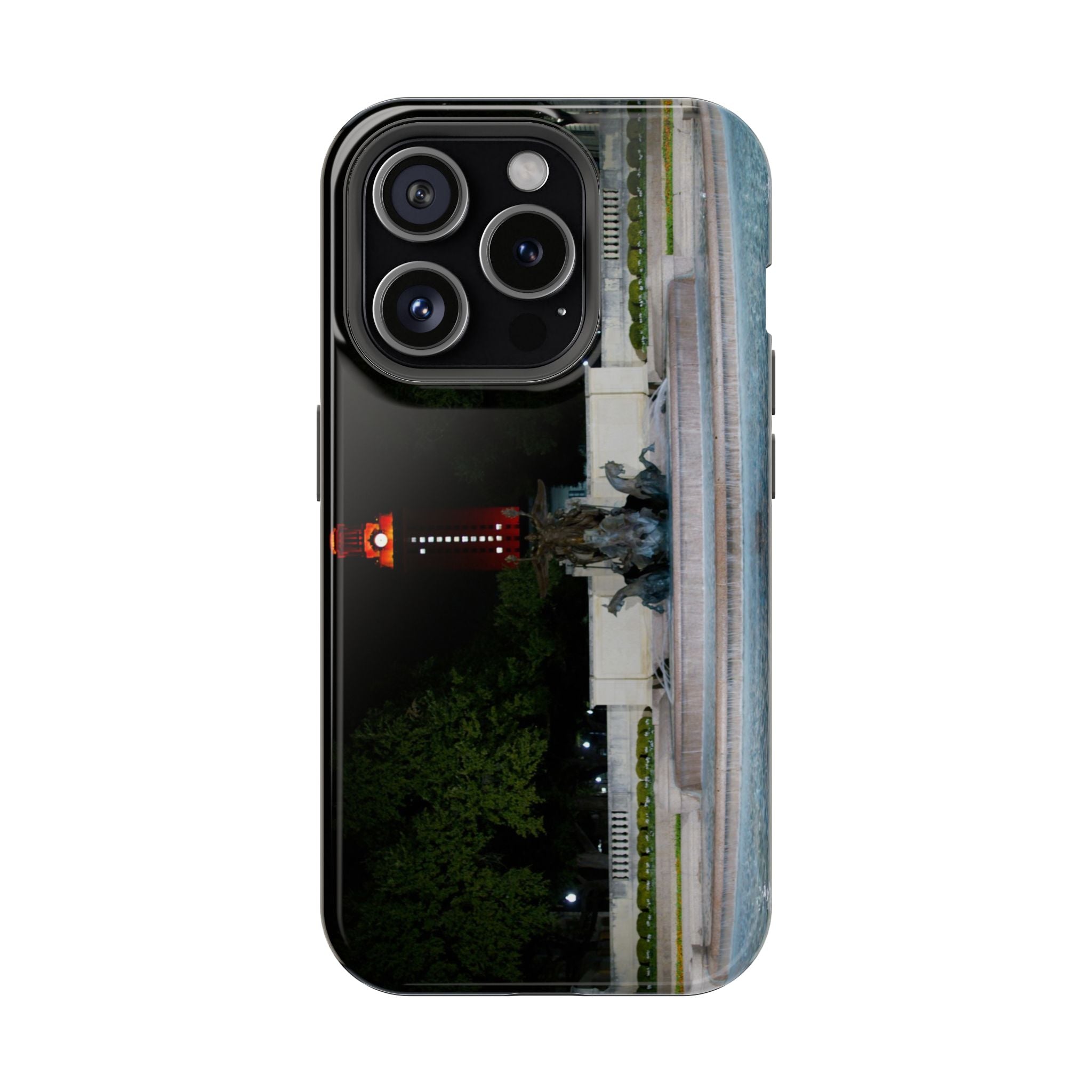 Iphone MagSafe Case - Littlefield Fountain, Texas Longhorns - My Blu Horizon