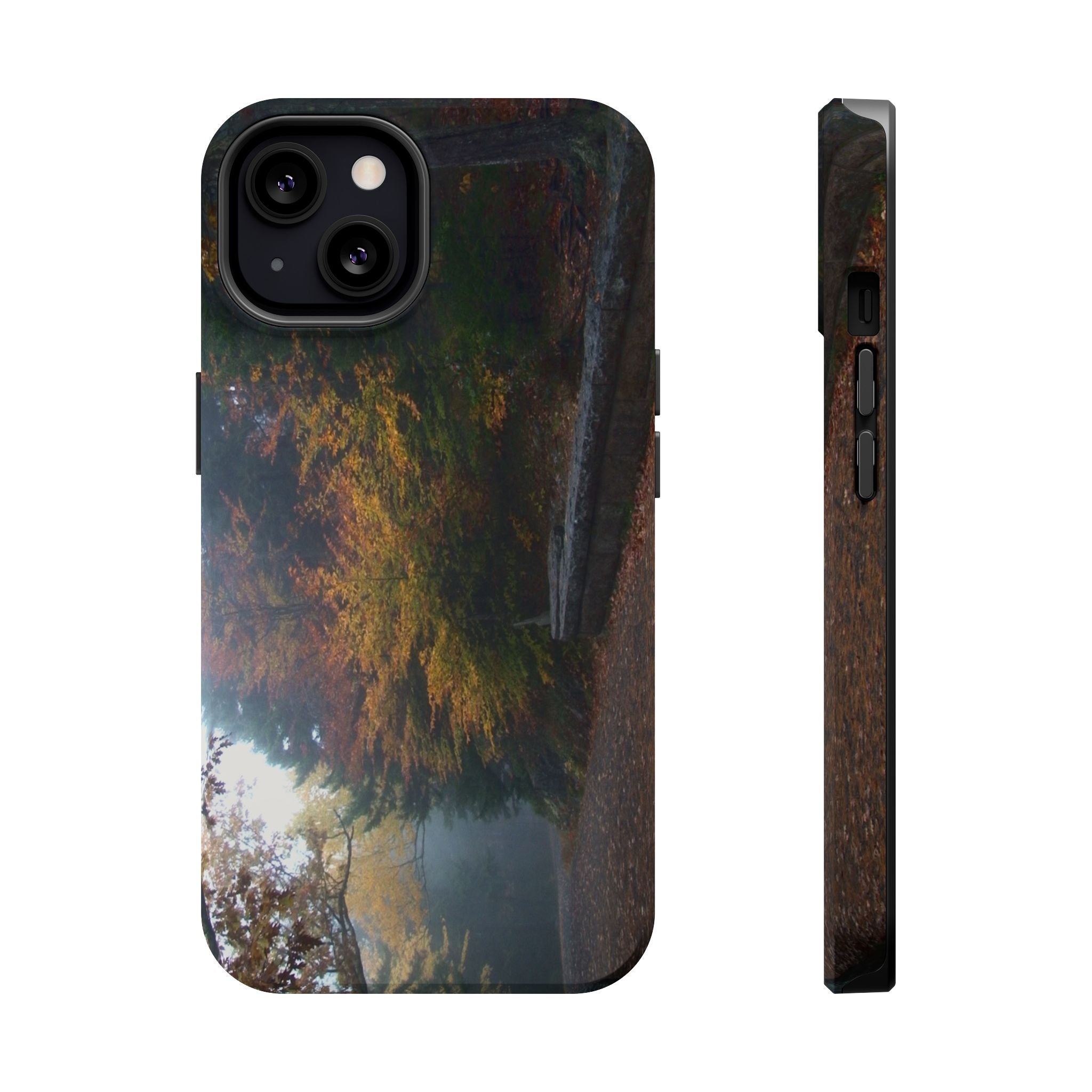 iPhone MagSafe Case | Waterfall Bridge Carriage Road | Acadia National Park | My Blu Horizon