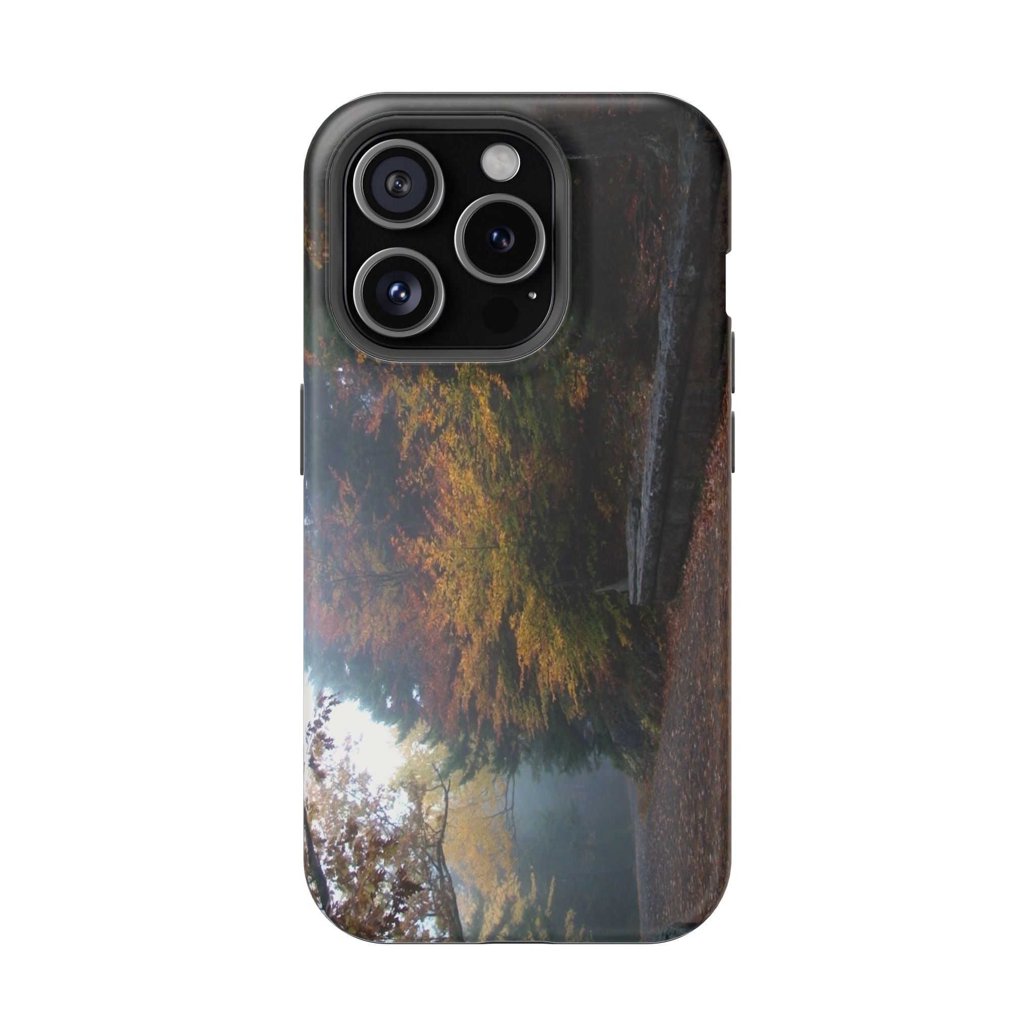 iPhone MagSafe Case | Waterfall Bridge Carriage Road | Acadia National Park | My Blu Horizon
