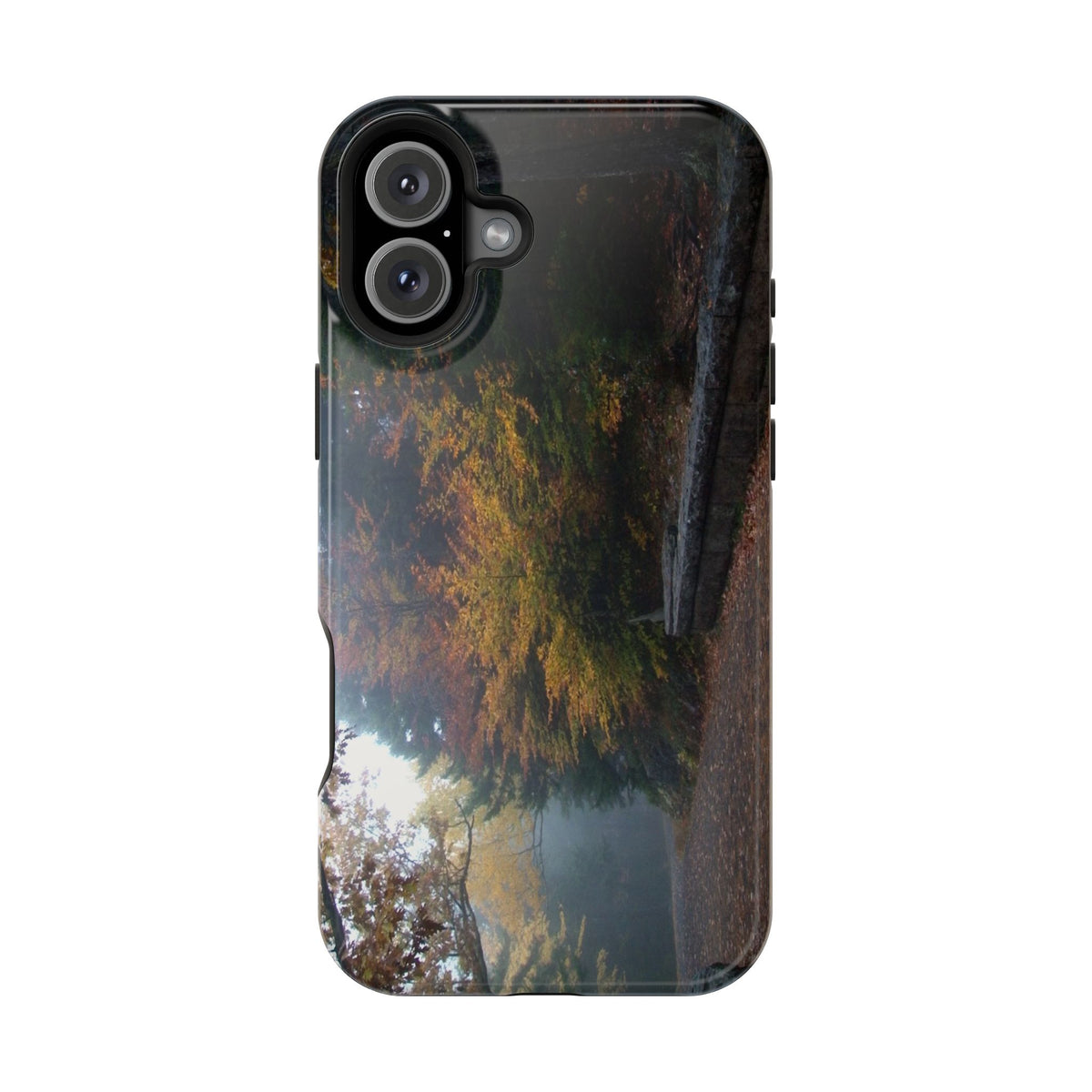 iPhone MagSafe Case | Waterfall Bridge Carriage Road | Acadia National Park | My Blu Horizon