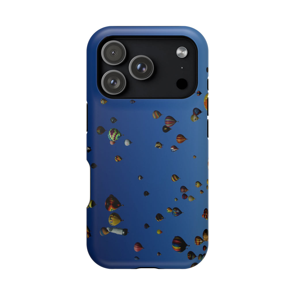 Iphone MagSafe Case - Balloon Fiesta Mass Ascension Box - My Blu Horizon