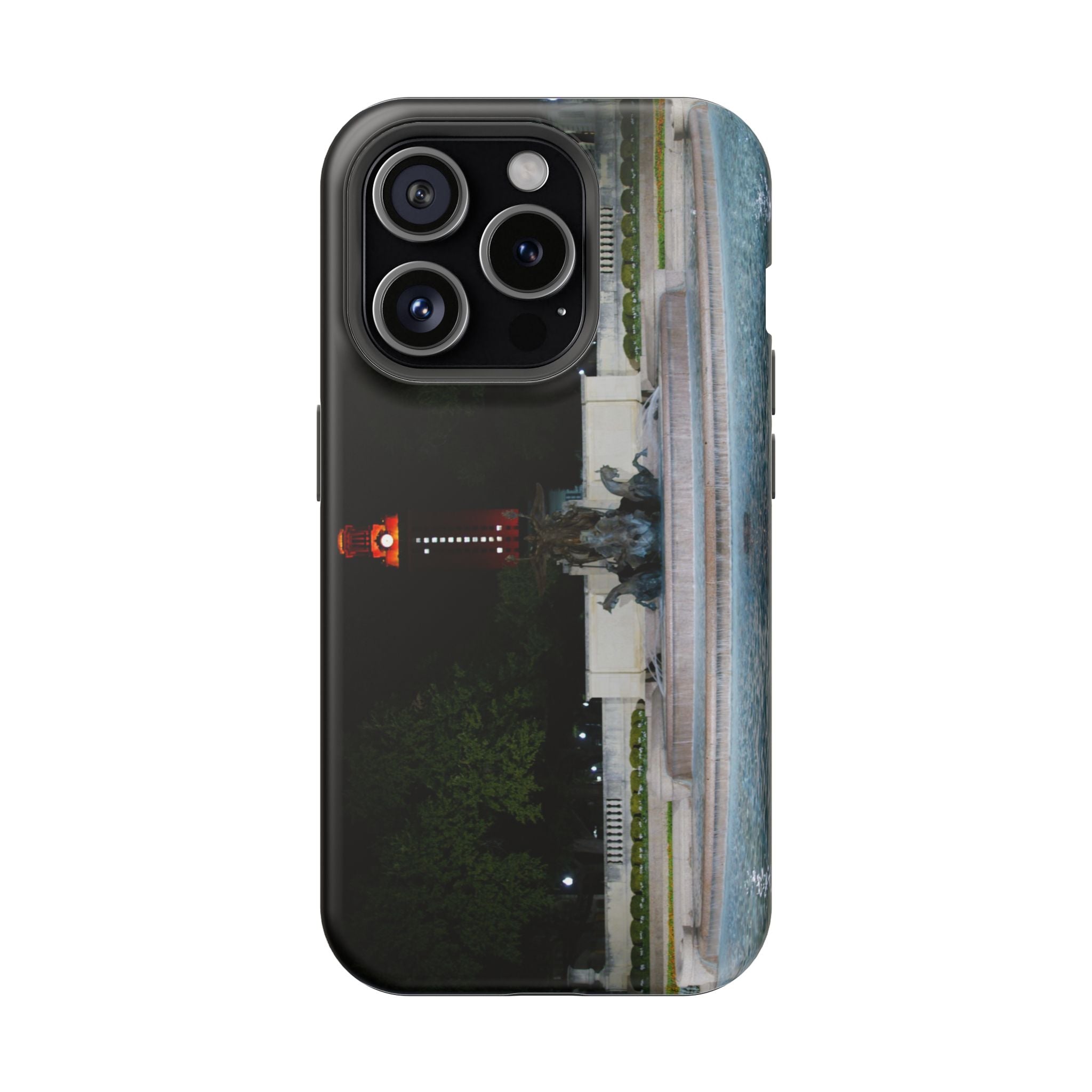 Phone Case - Littlefield Fountain, University of Texas - My Blu Horizon
