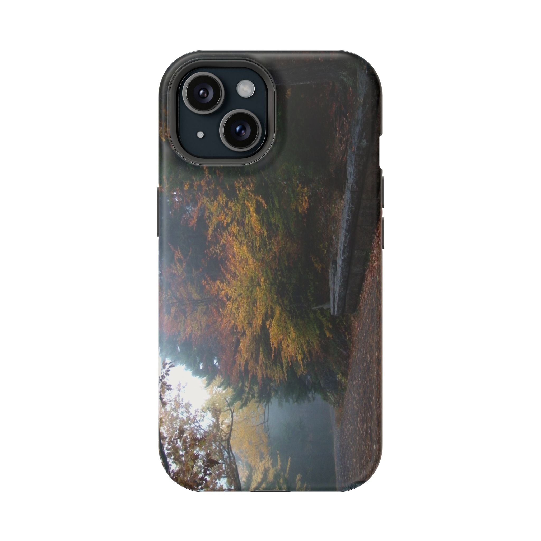 iPhone MagSafe Case | Waterfall Bridge Carriage Road | Acadia National Park | My Blu Horizon