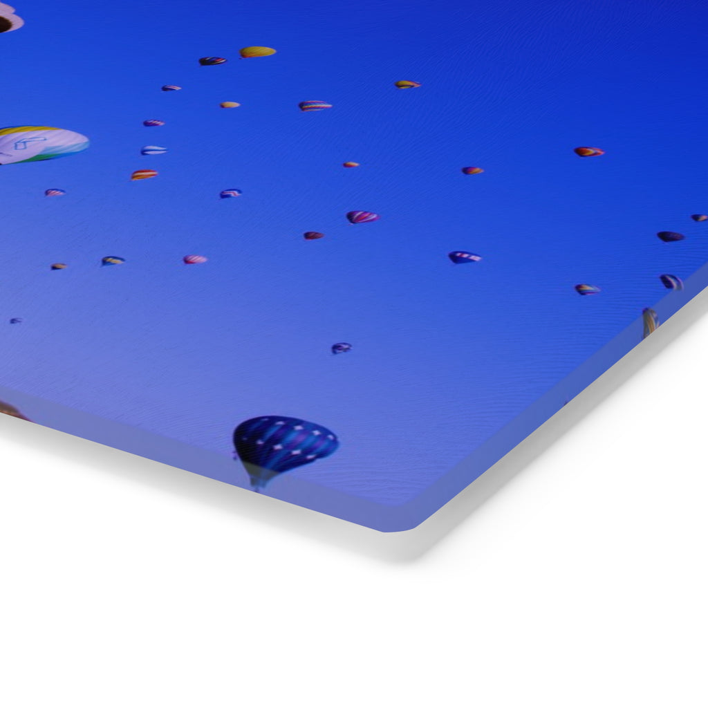 Tempered Glass Cutting Board - Balloon Fiesta Mass Ascension - My Blu Horizon