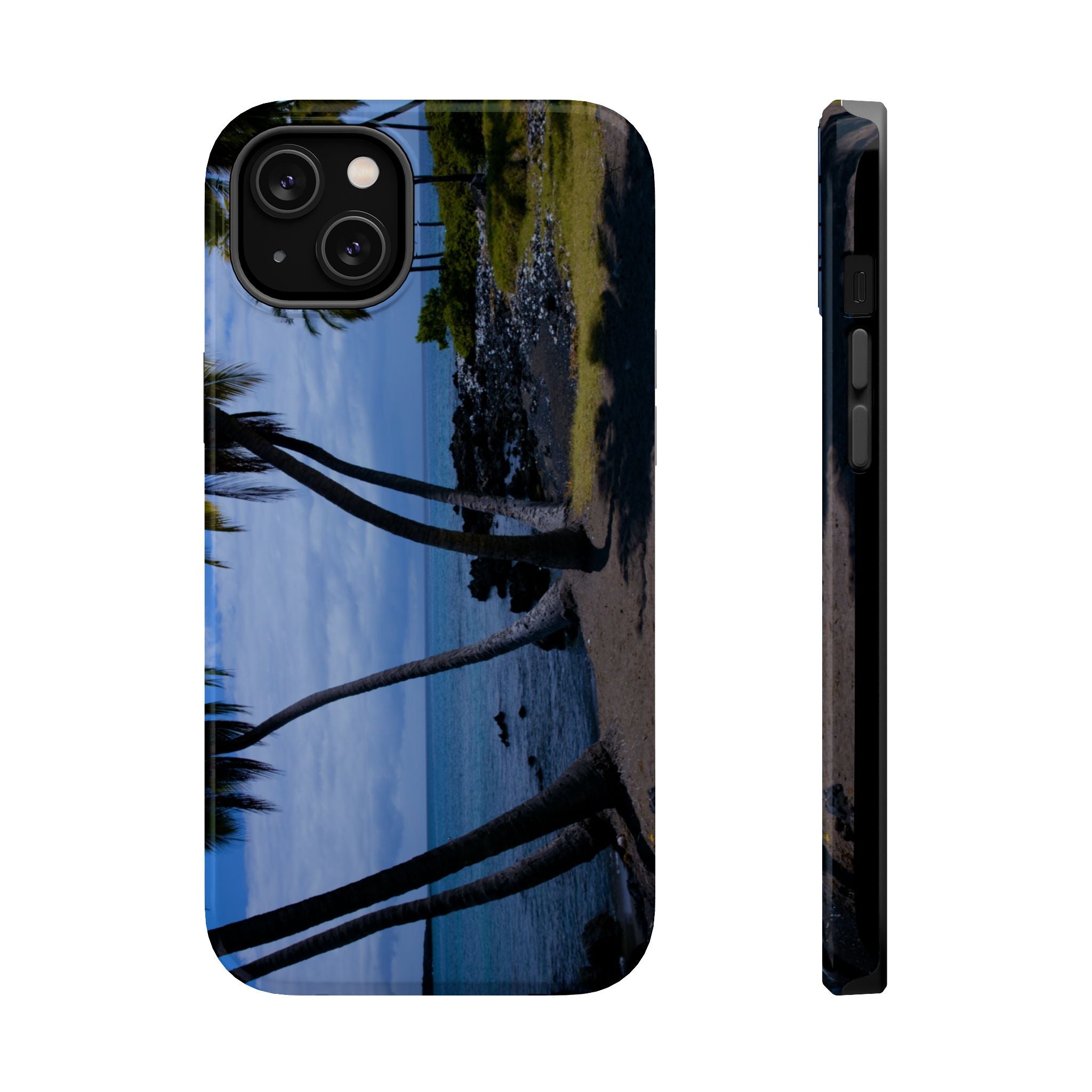 Iphone MagSafe Case - Hawaiian Beach and Palm Trees - My Blu Horizon